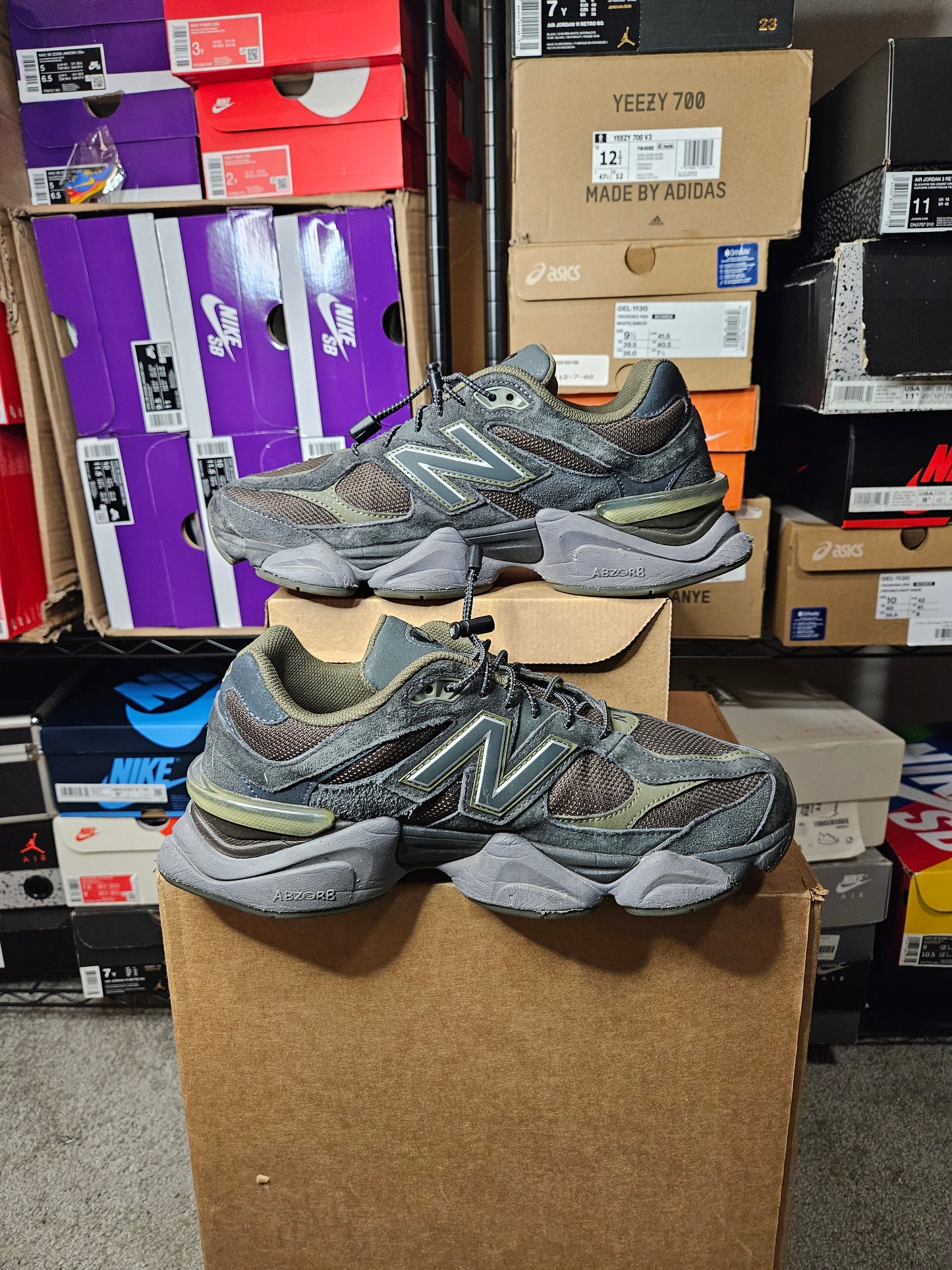 Size 10 - New Balance 9060 Blacktop Dark Moss