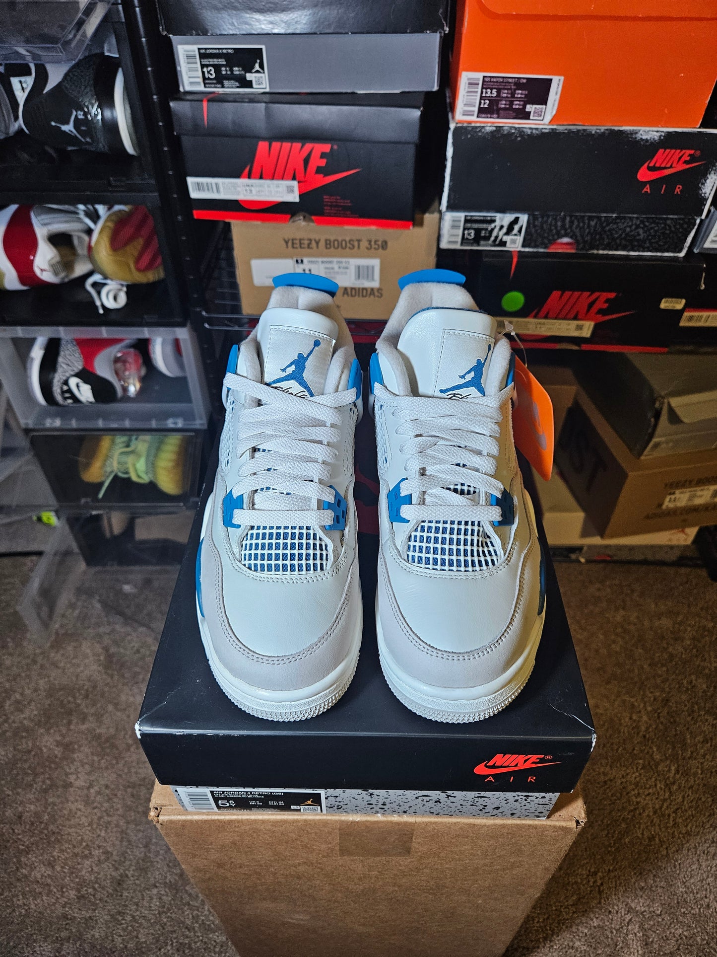 Size 5.5 - AJ 4 Retro 2024 Military Blue