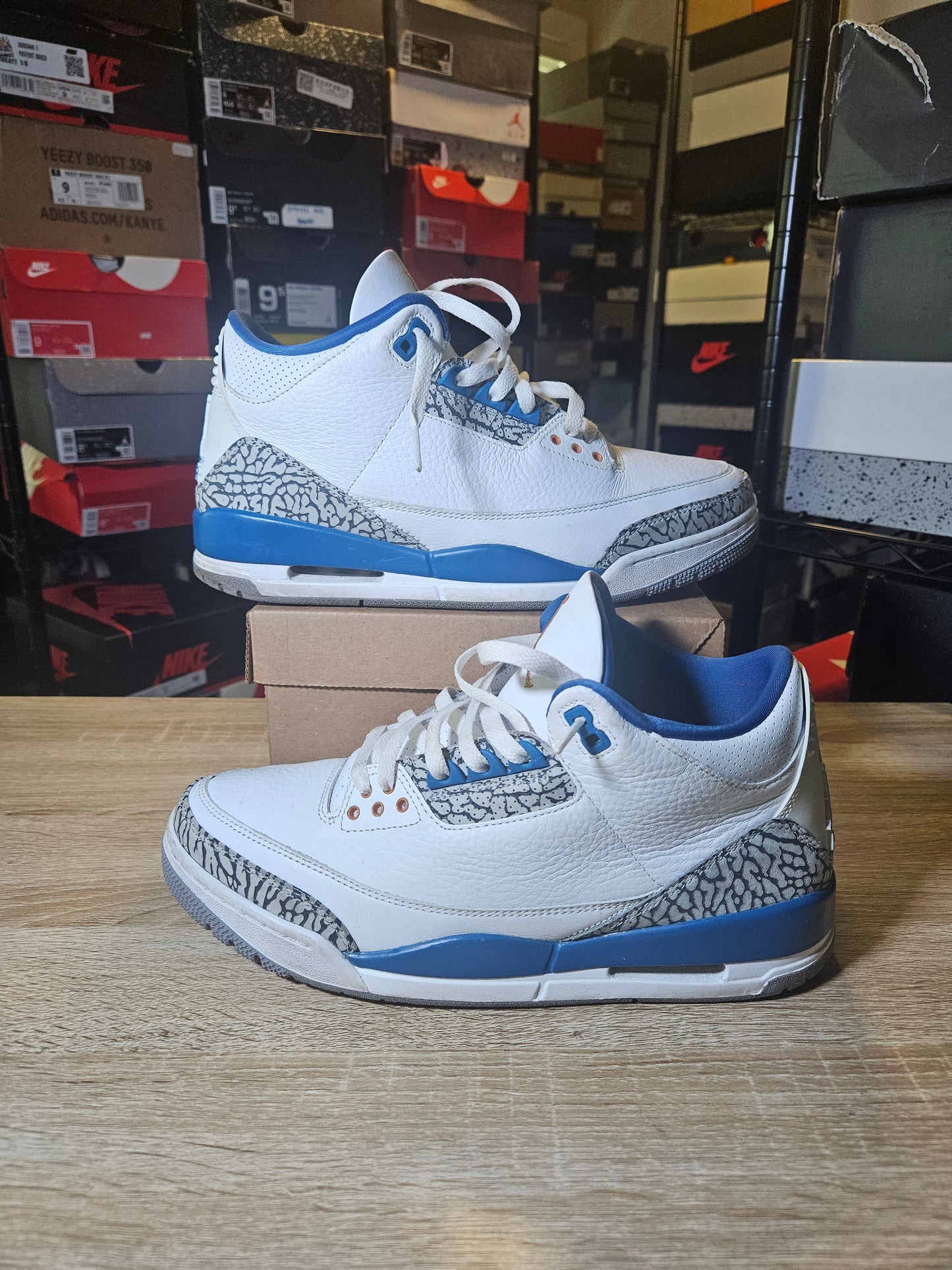 Size 10 - AJ 3 Retro Mid Washington Wizards
