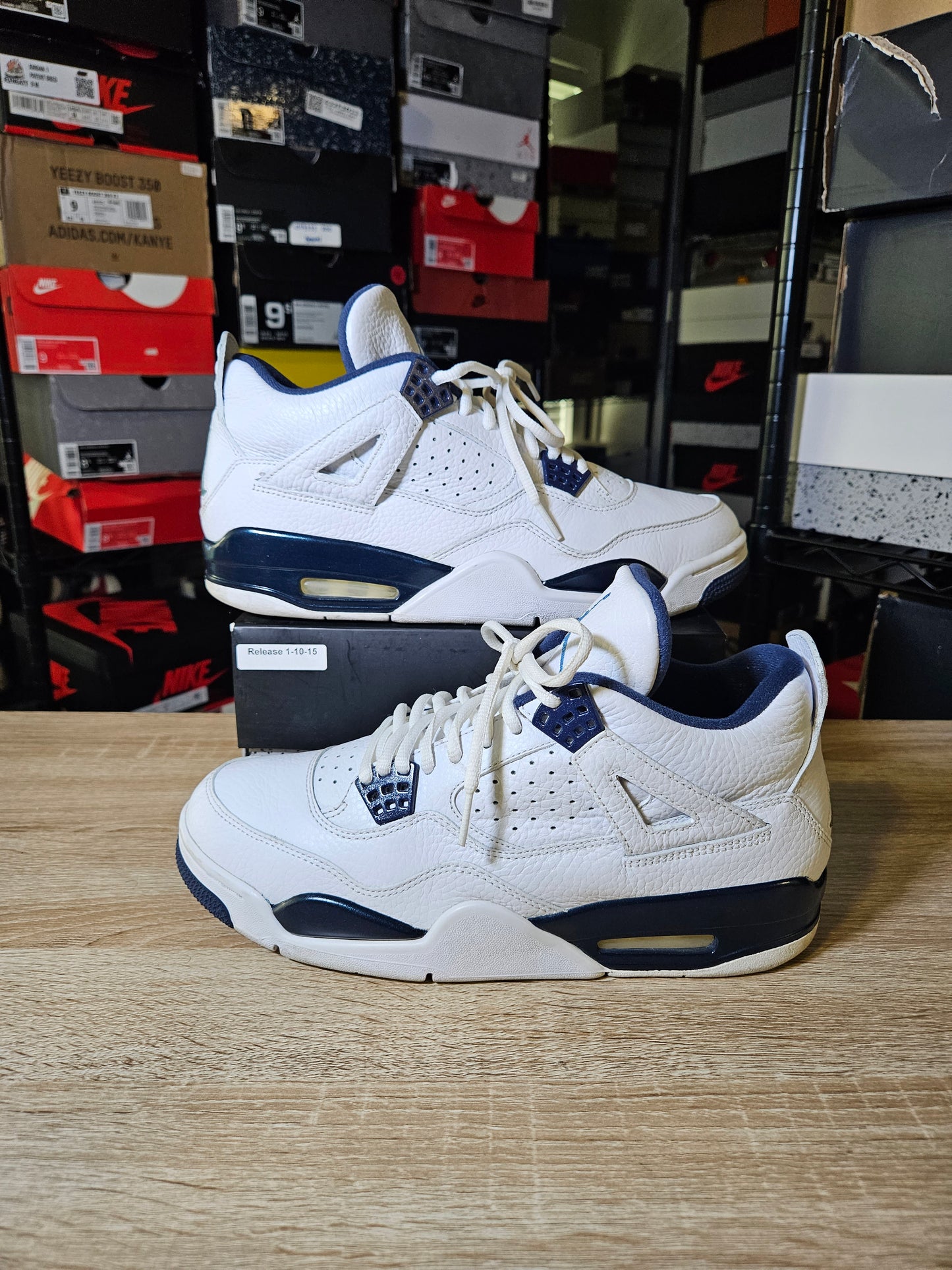 Size 10 - AJ 4 Retro LS Columbia