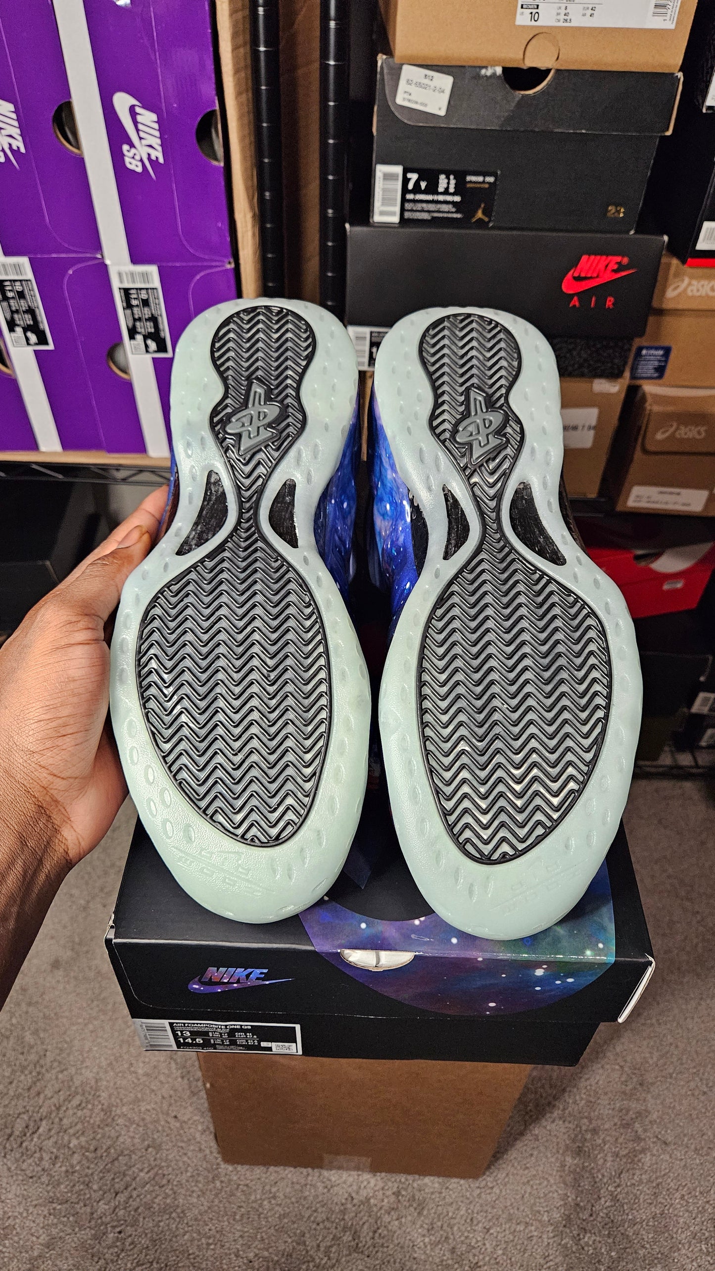 Size 13 - Air Foamposite One 2025 Galaxy