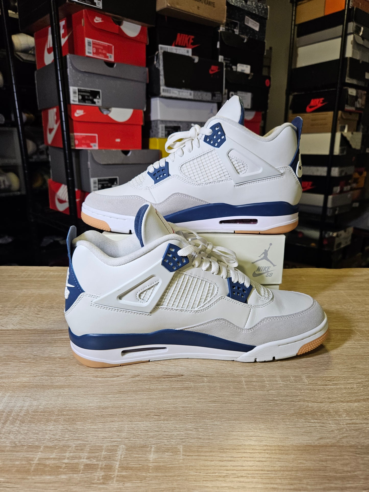 Size 13 - SB x AJ 4 Retro SP Navy