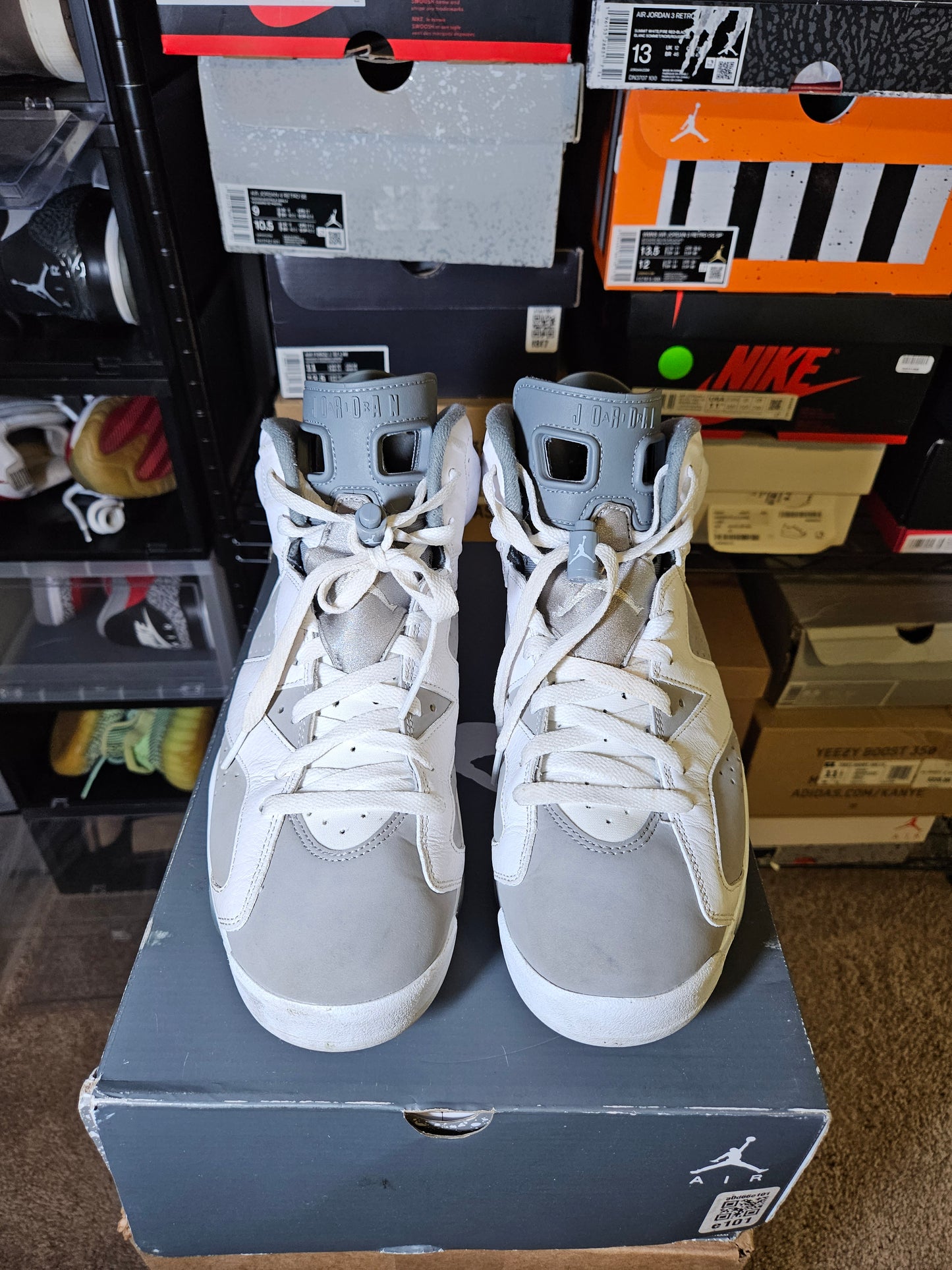 Size 9.5 - AJ 6 Retro Low Cool Grey