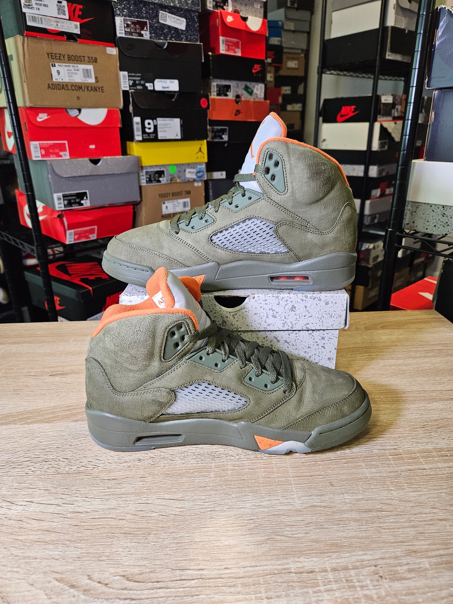 Size 10 - AJ 5 Retro 2024 Olive