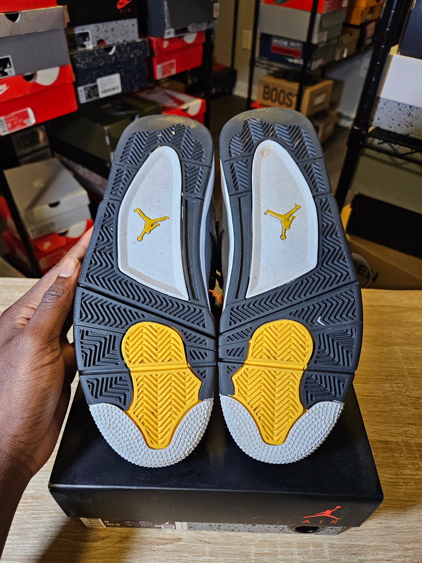 Size 9 - AJ 4 Retro Low Cool Grey
