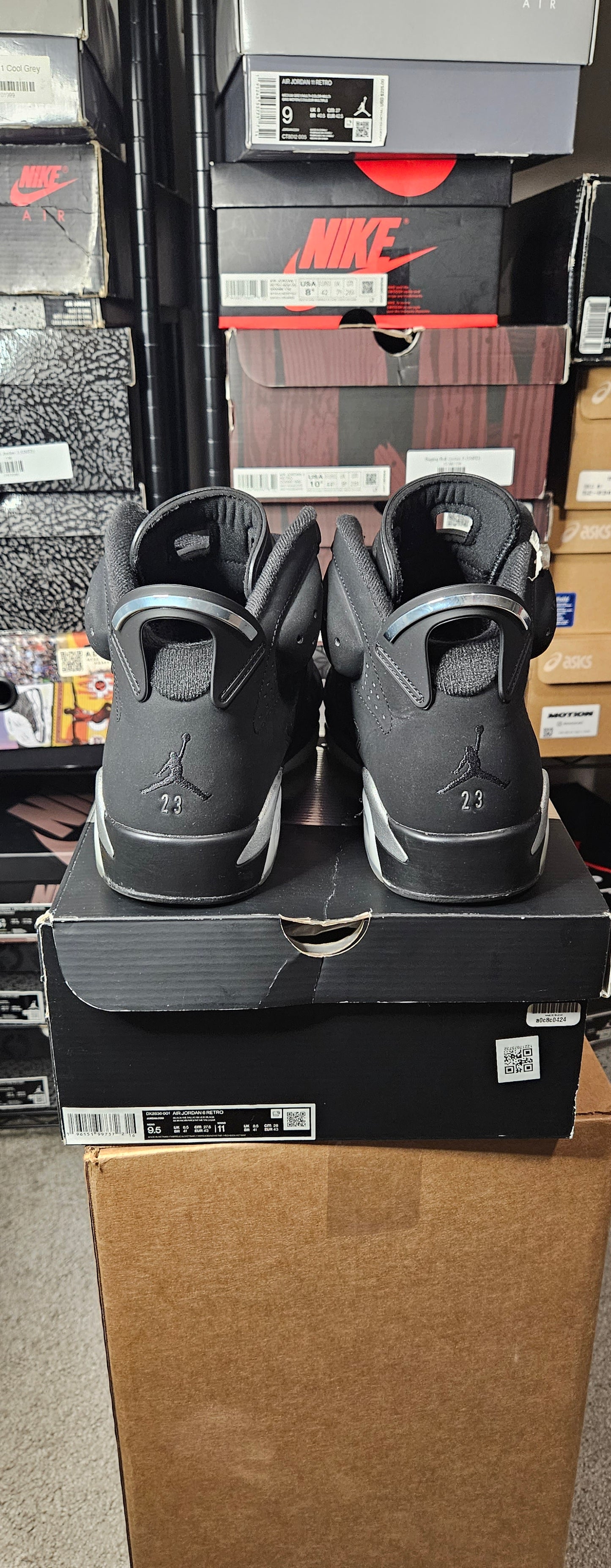 Size 9.5 - AJ 6 Retro Mid Chrome