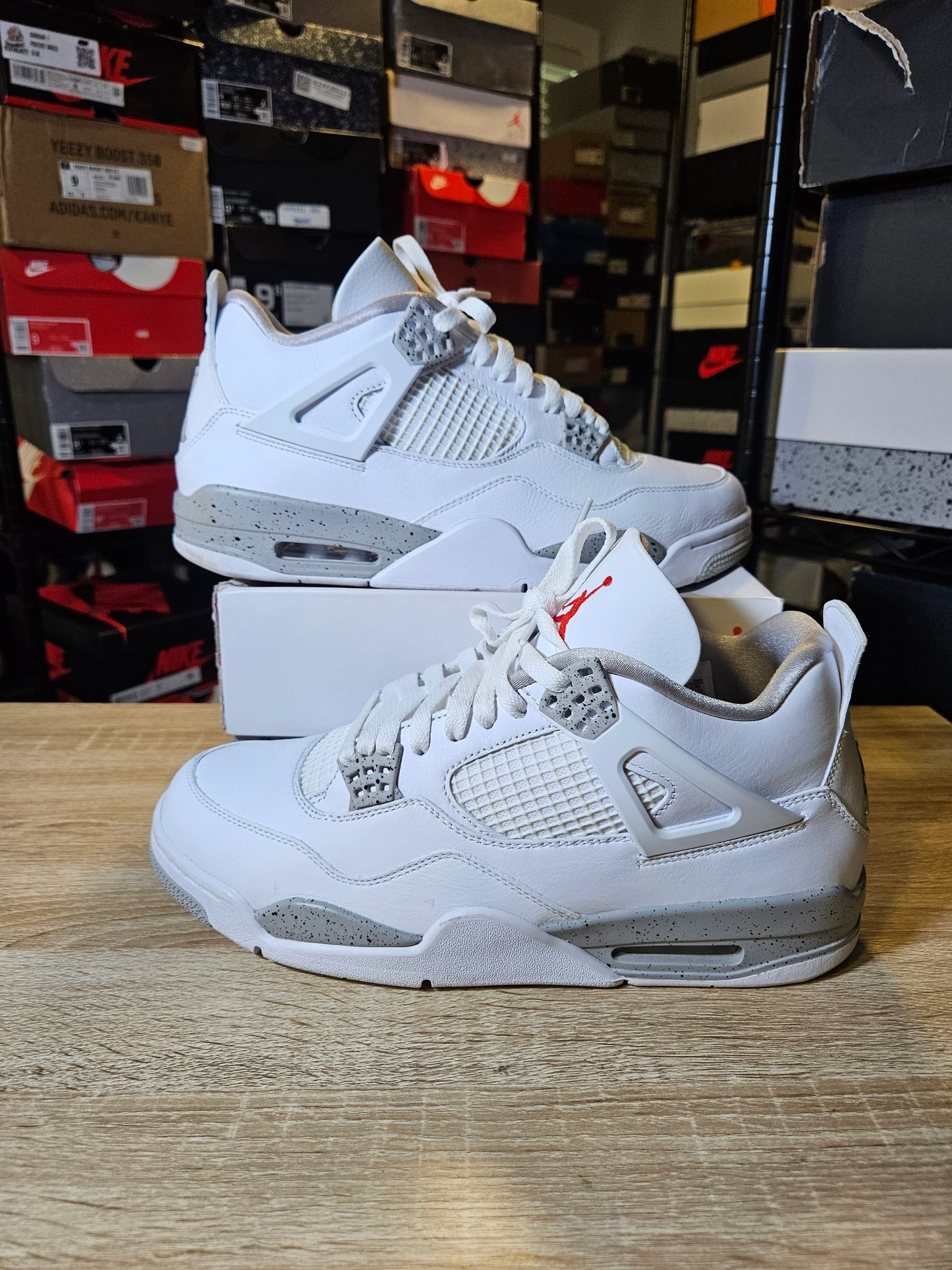 Size 11 - AJ 4 Retro Mid White Oreo