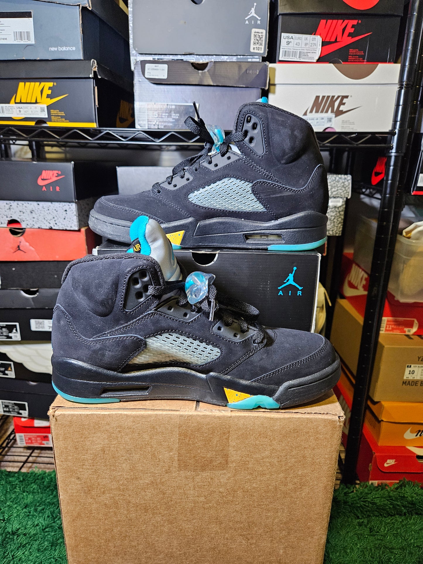 Size 9 - AJ 5 Retro Mid Aqua