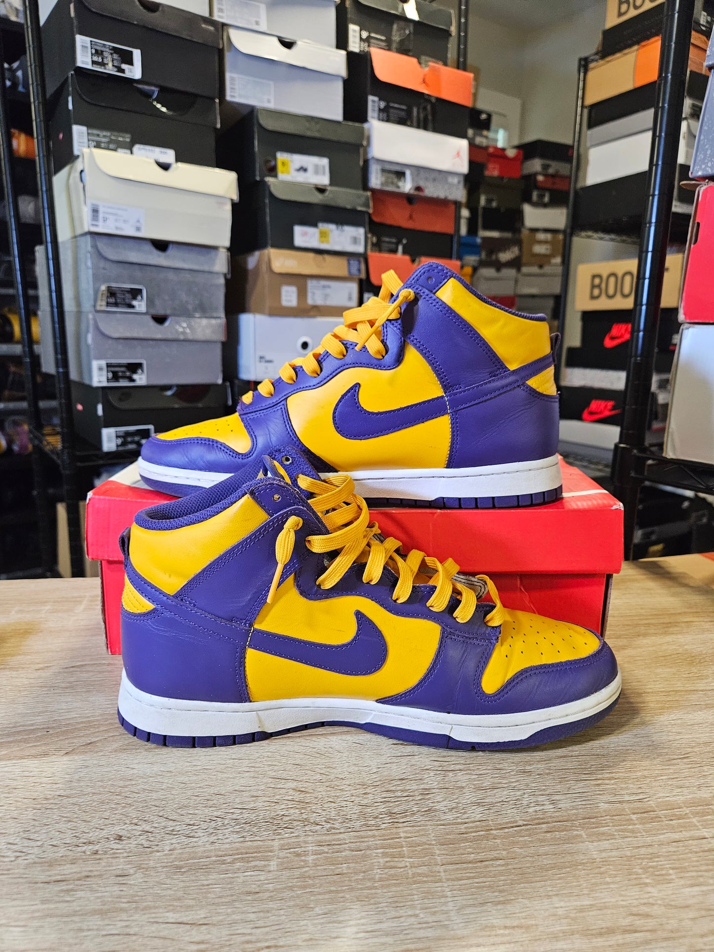 Size 10.5 - Dunk High Lakers