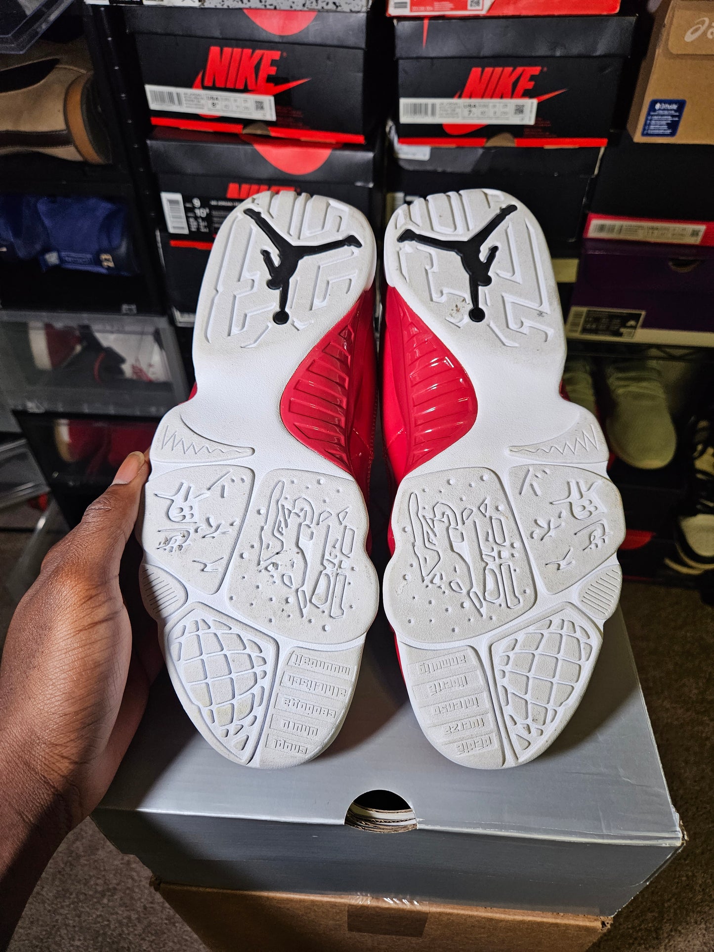 Size 11 - AJ 9 Retro Gym Red