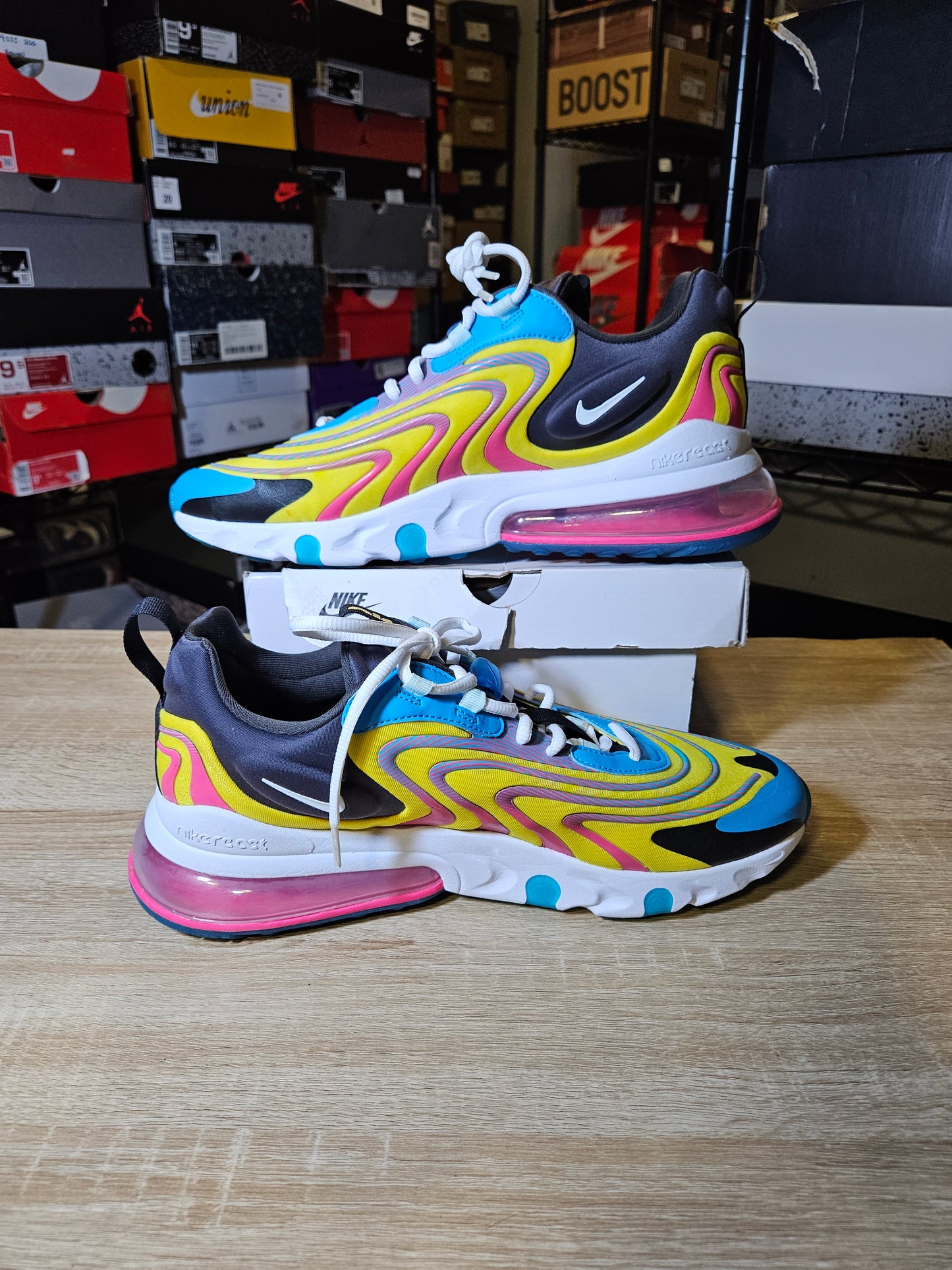 Size 12 - Air Max 270 React ENG Laser Blue