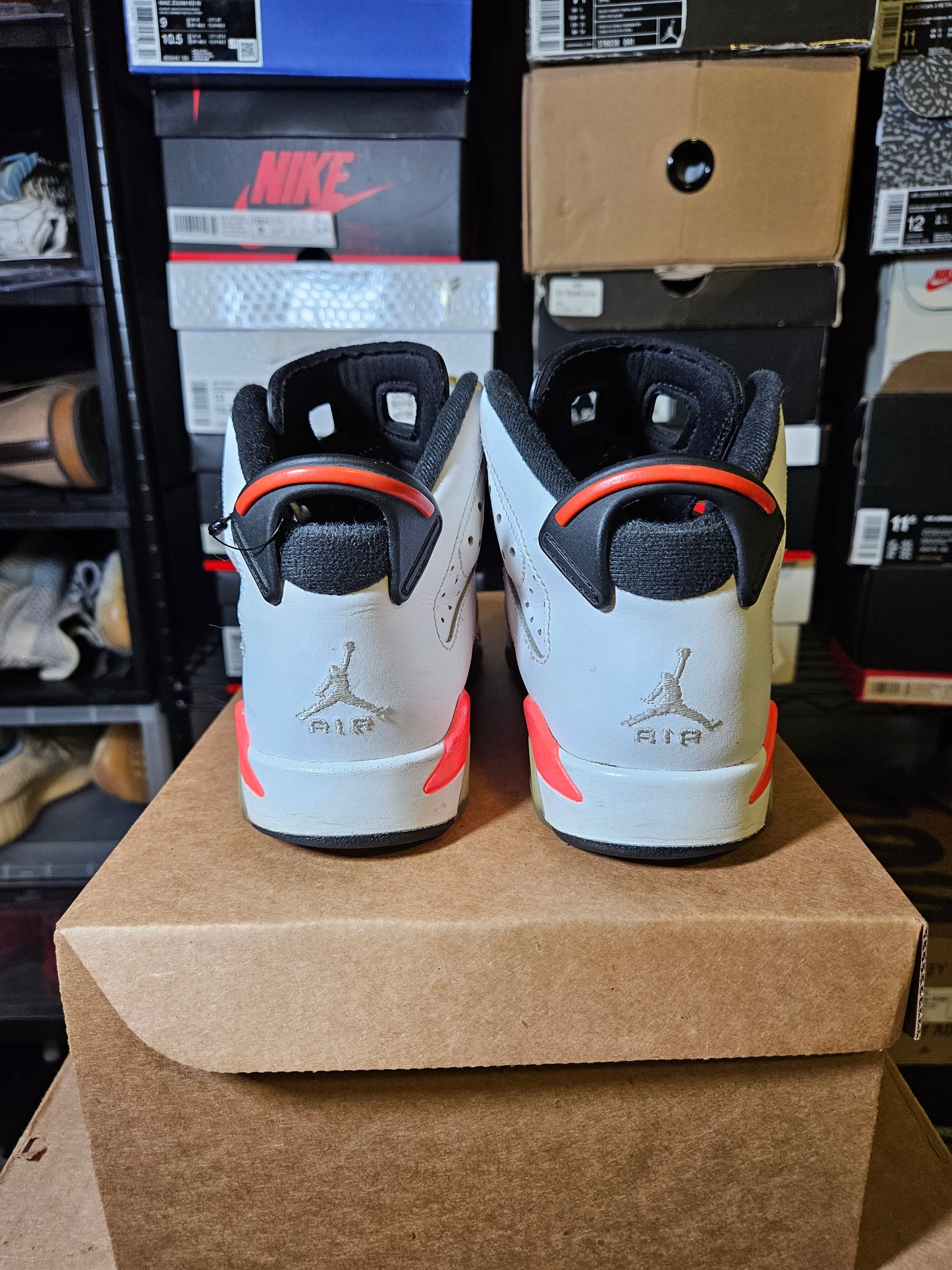 Size 4.5 - AJ 6 Retro 2014 White Infrared