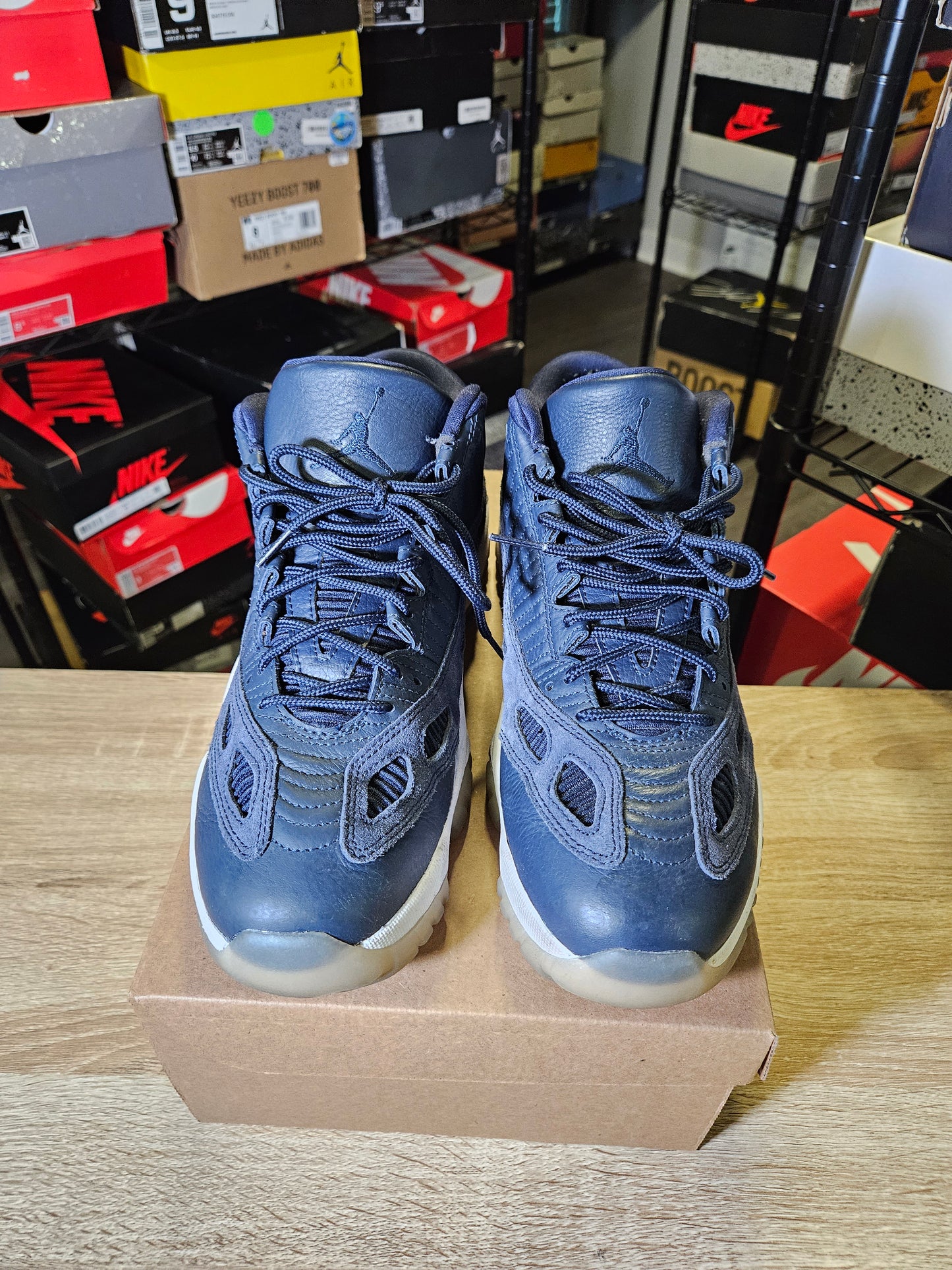 Size 10 - AJ 11 Retro IE Low Obsidian