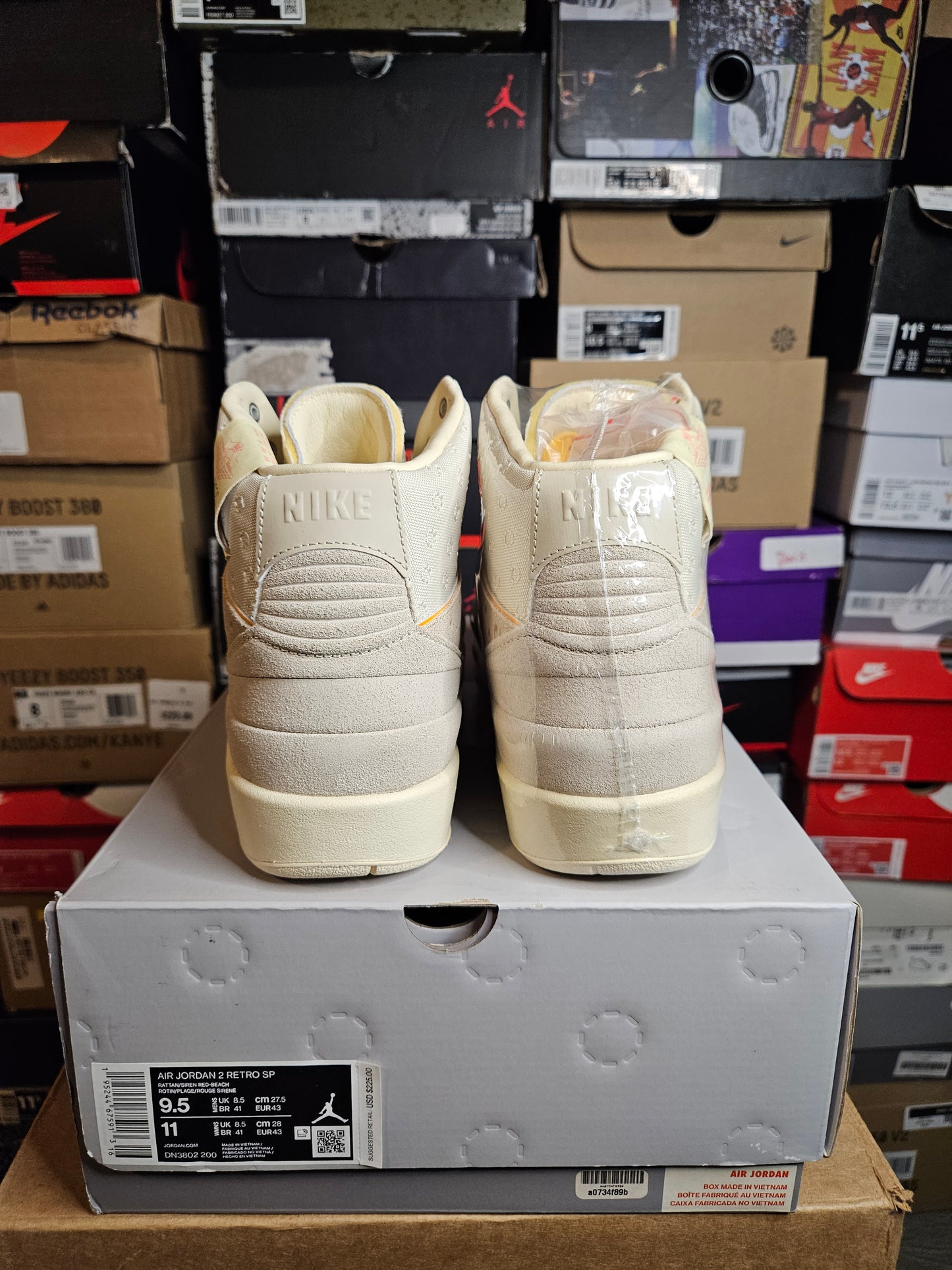 Size 9.5 - Union LA x AJ 2 Retro SP Rattan