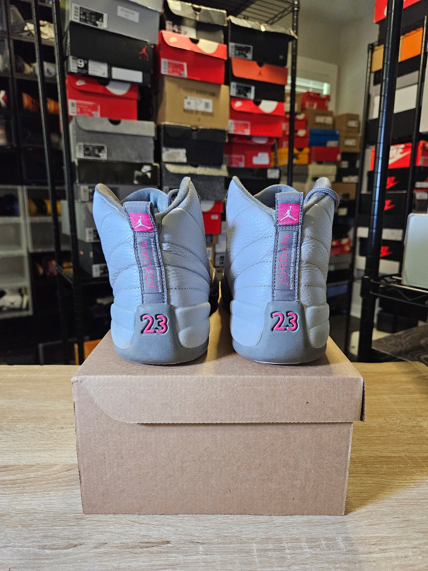 Size 9.5 - AJ 12 Retro Mid Vivid Pink 2016
