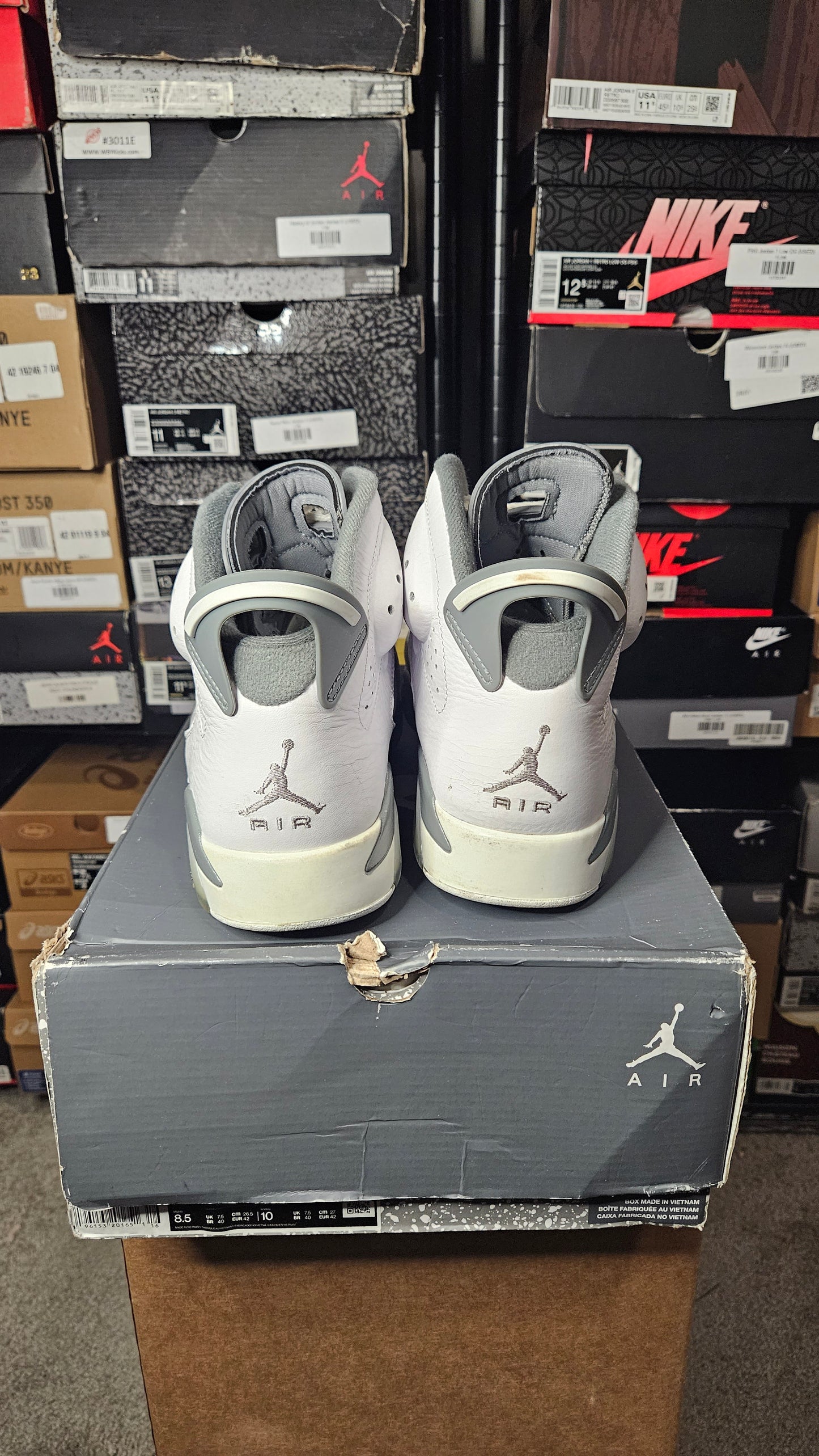 Size 8.5 - AJ 6 Retro Low Cool Grey