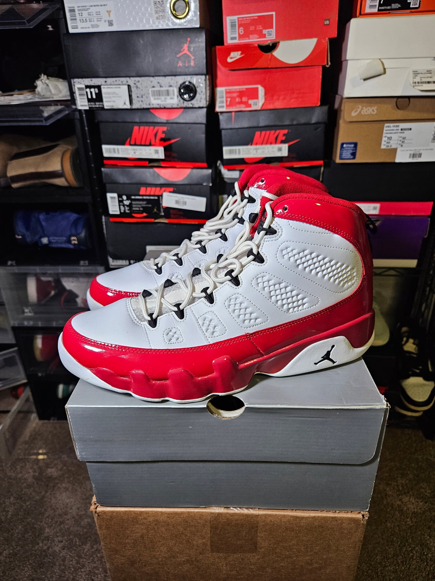Size 11 - AJ 9 Retro Gym Red