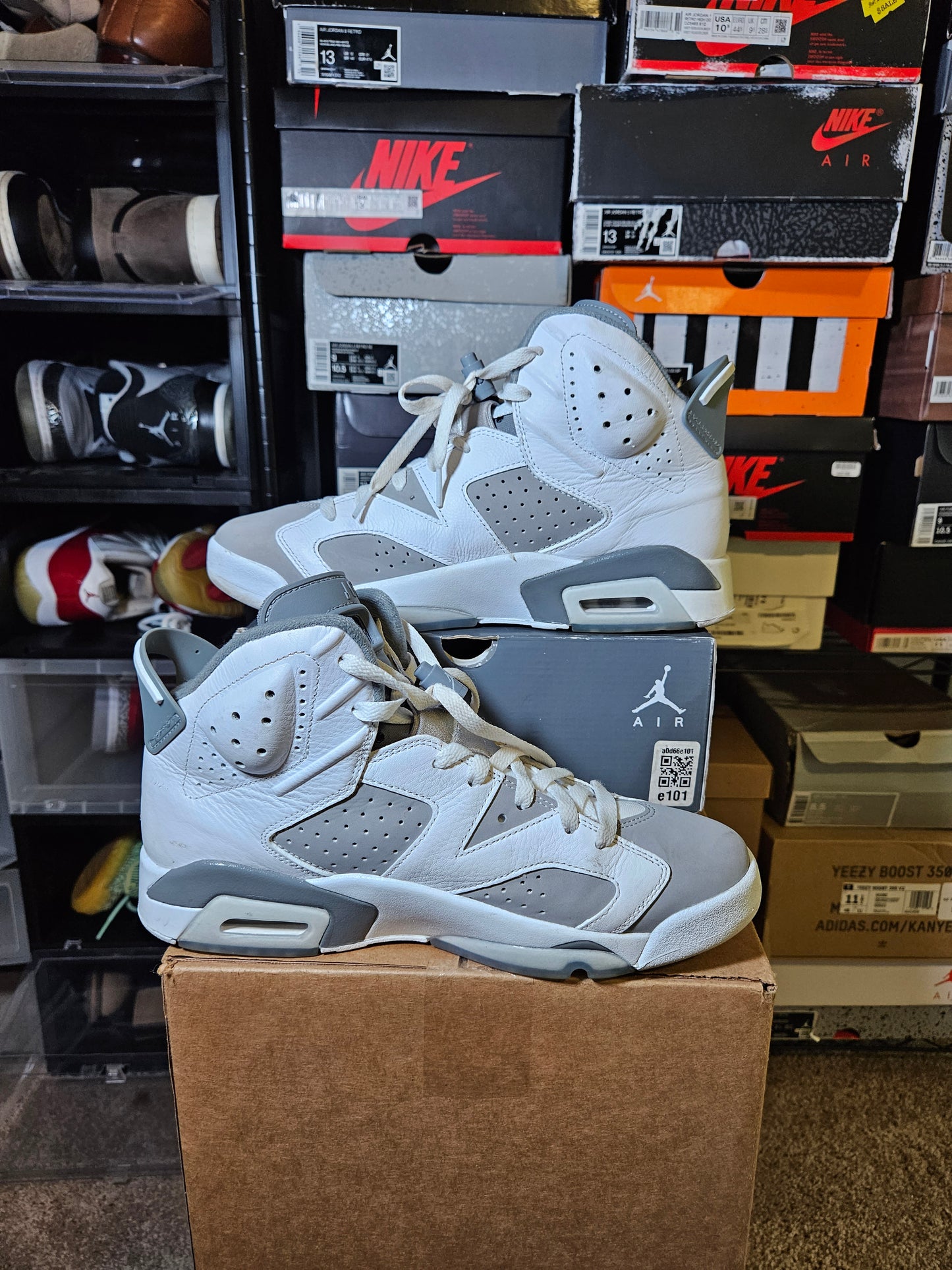 Size 9.5 - AJ 6 Retro Low Cool Grey