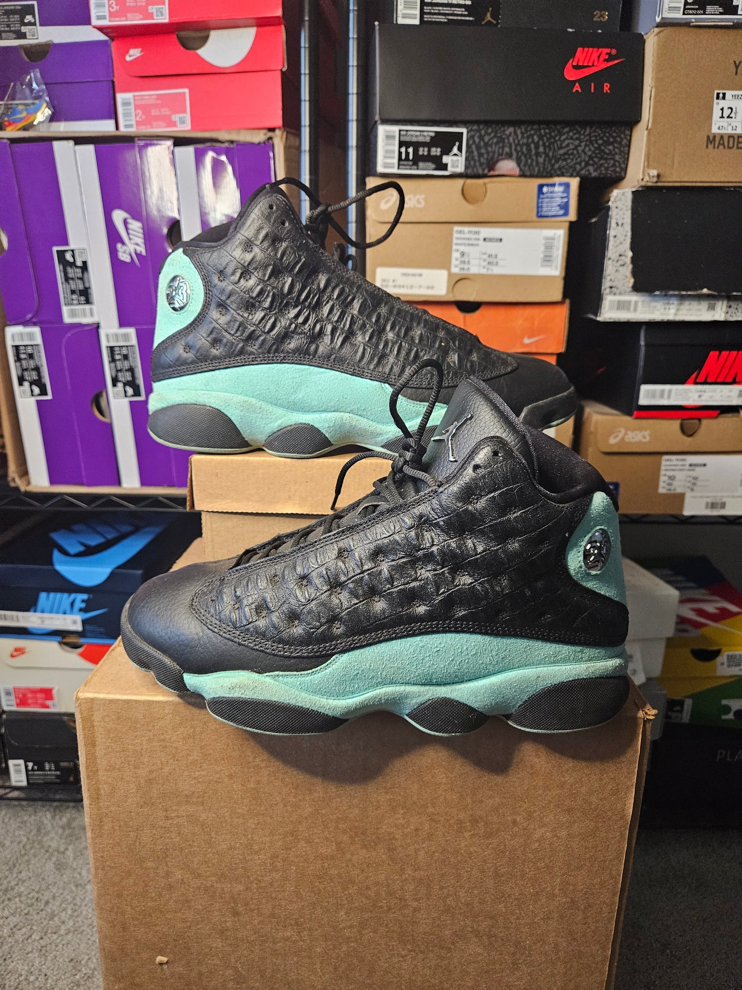 Size 10.5 - AJ 13 Retro Island Green