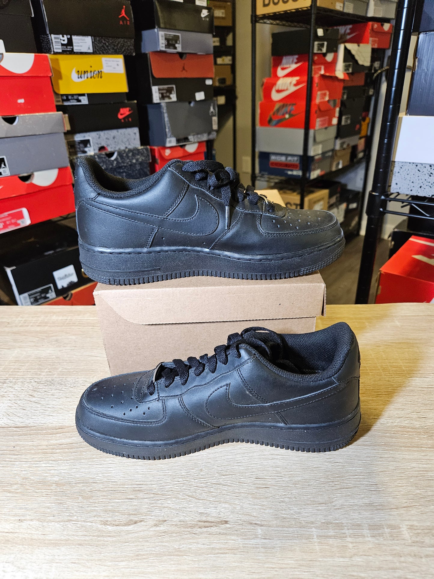 Size 7 (GS) - AF1 Low Triple Black - 314192-009