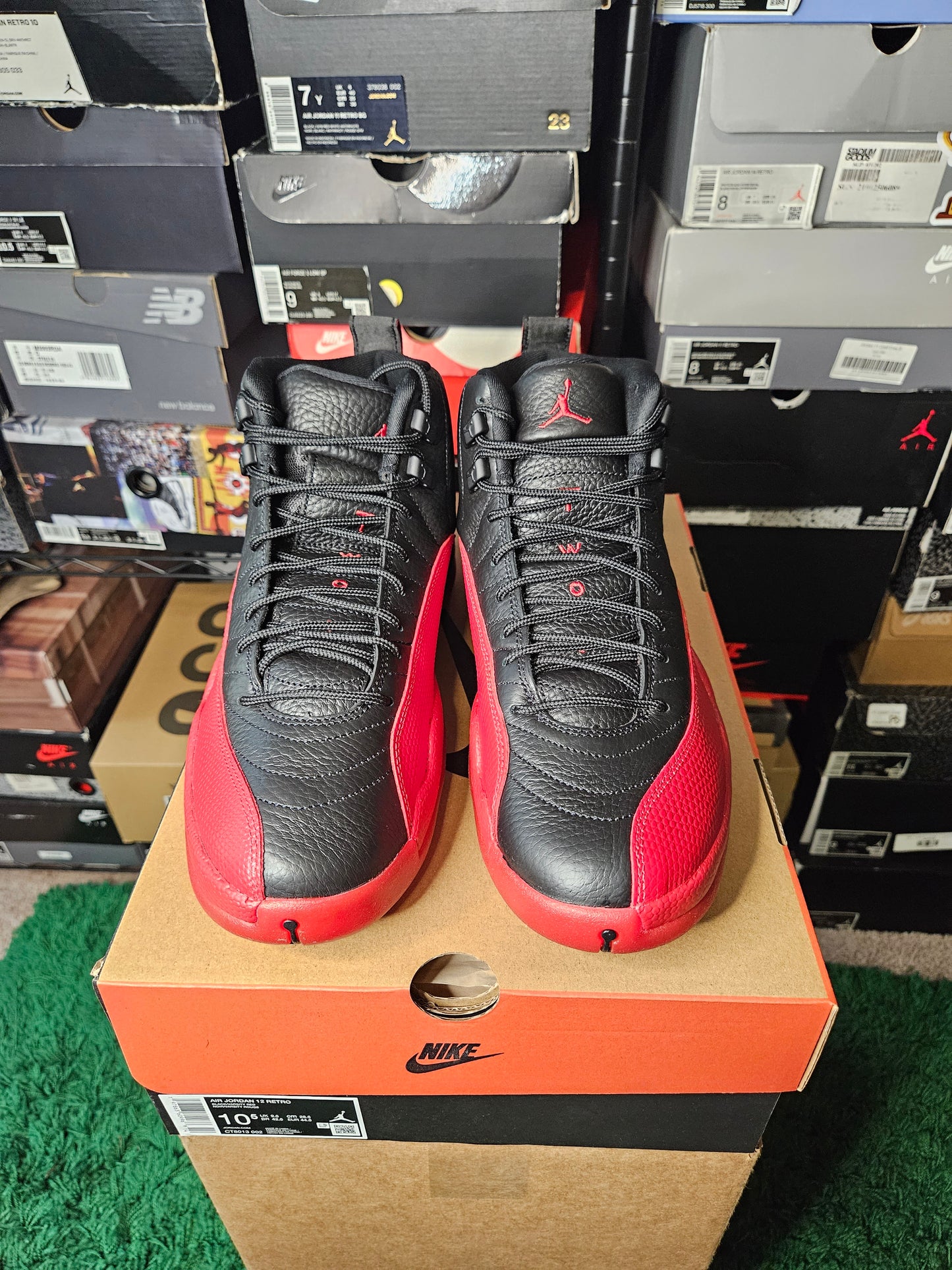 Size 9.5 - AJ 12 Flu Game