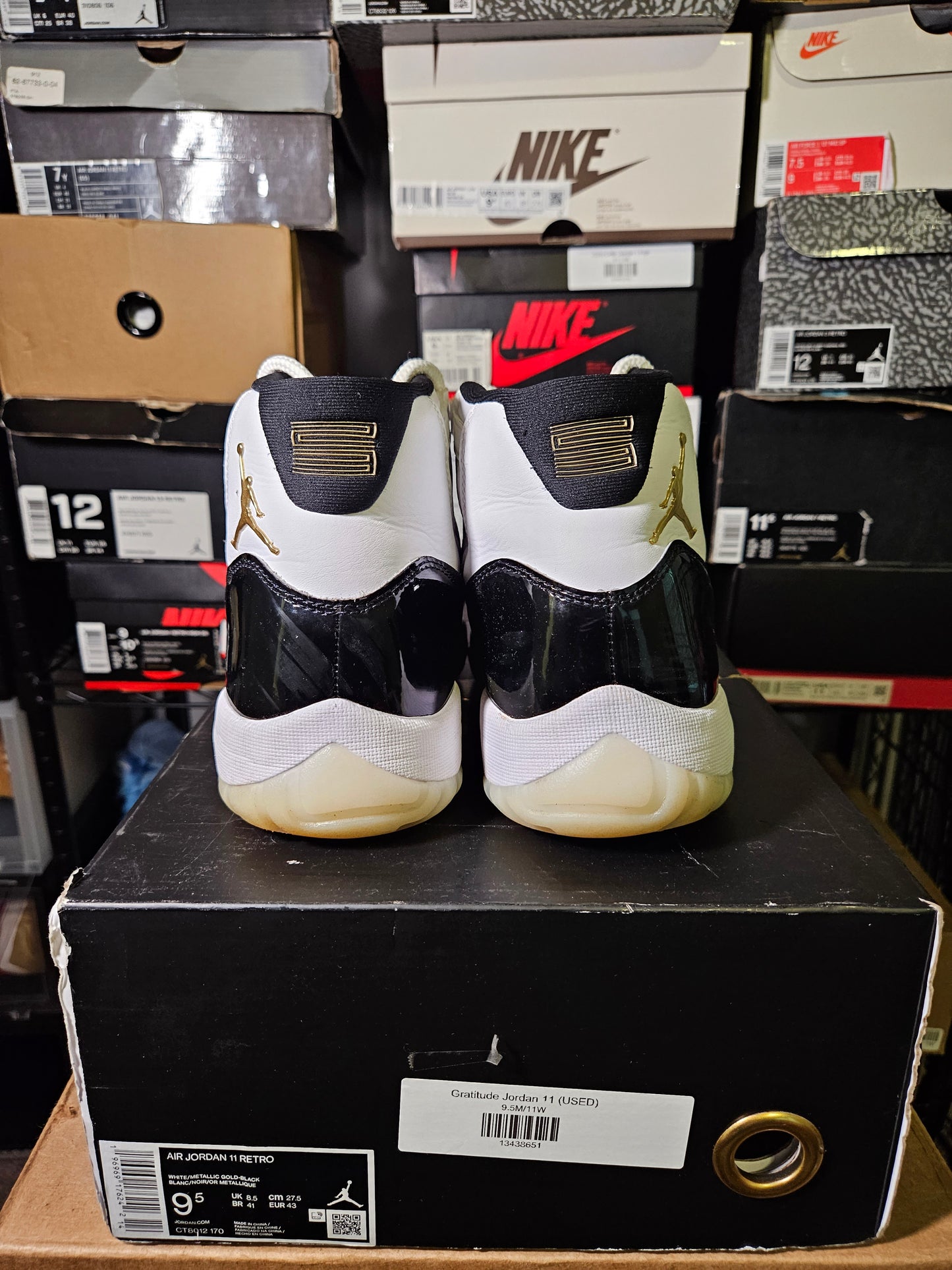 Size 9.5 - Jordan 11 Retro Mid Gratitude / Defining Moments