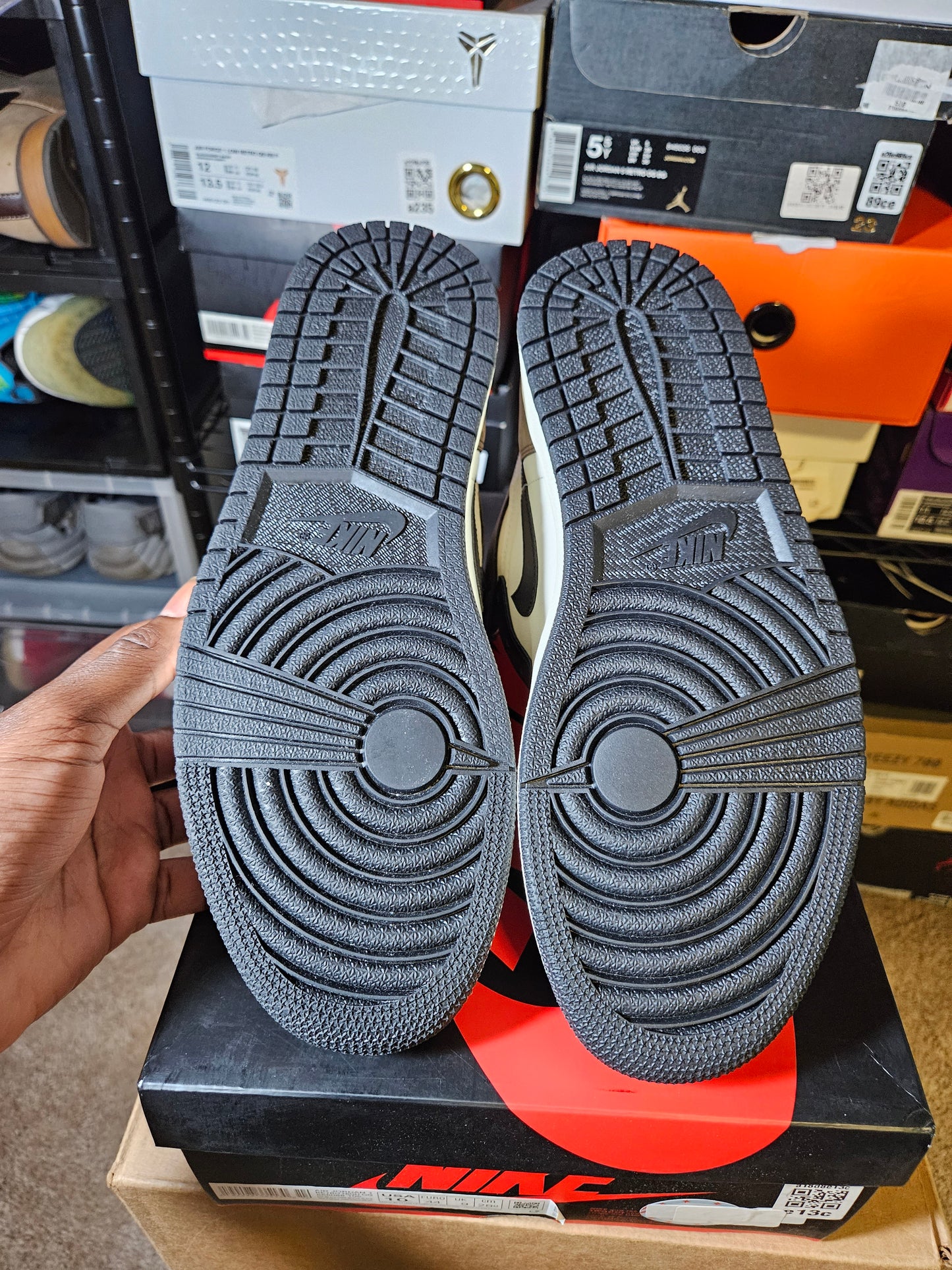Size 10 - AJ 1 Retro OG High Dark Mocha