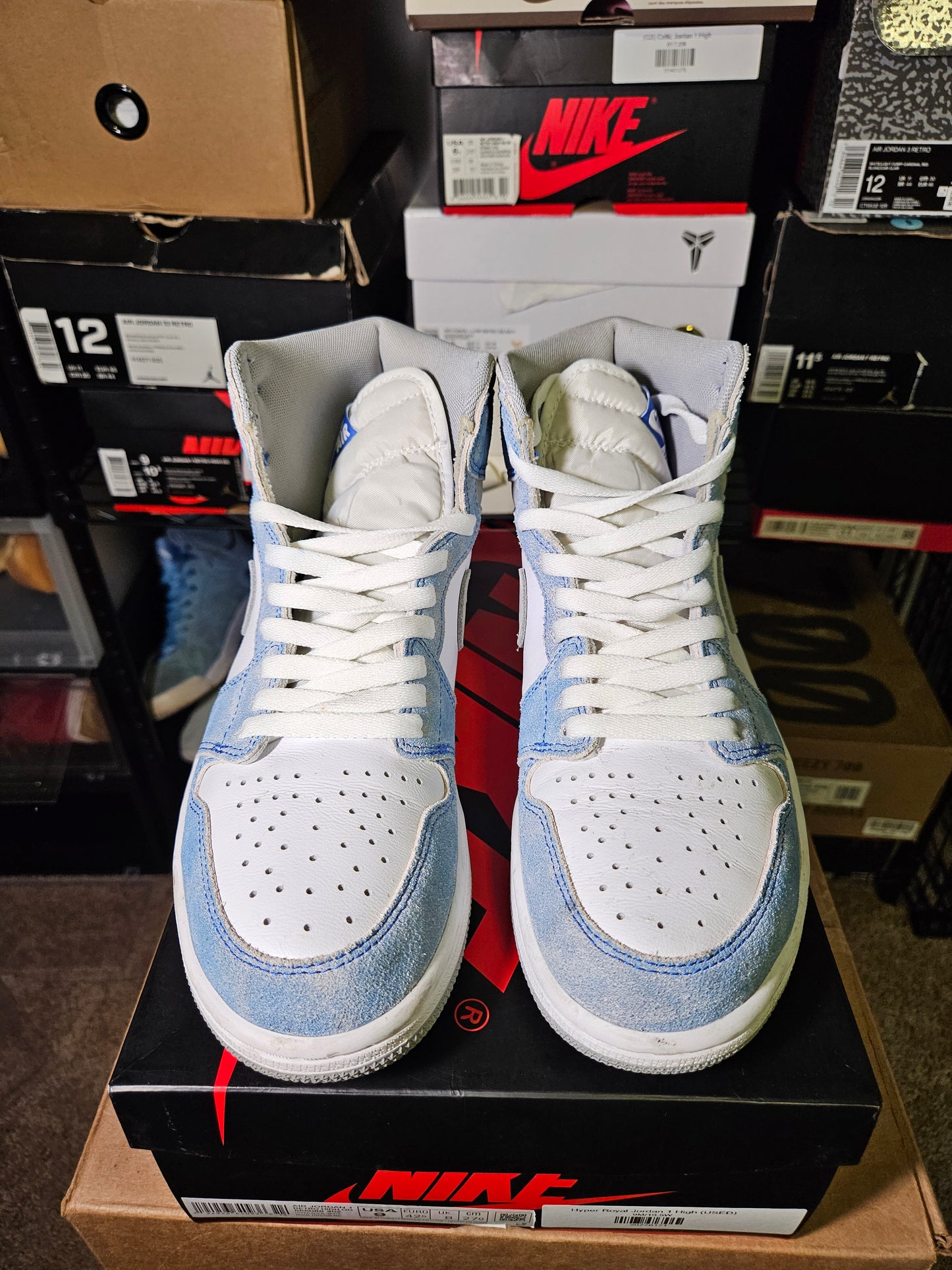 Size 9 - AJ 1 Retro OG High Hyper Royal