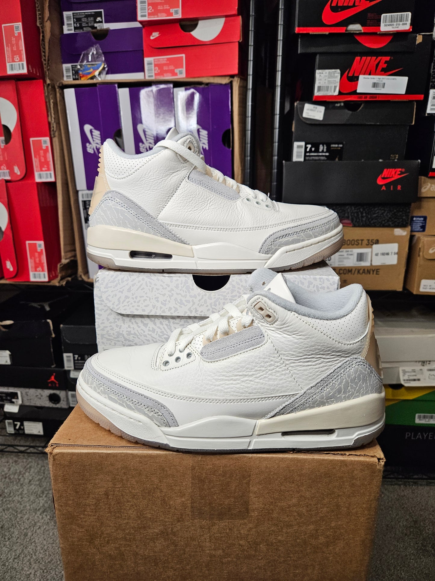 Size 8 - AJ 3 Retro SE Craft Ivory