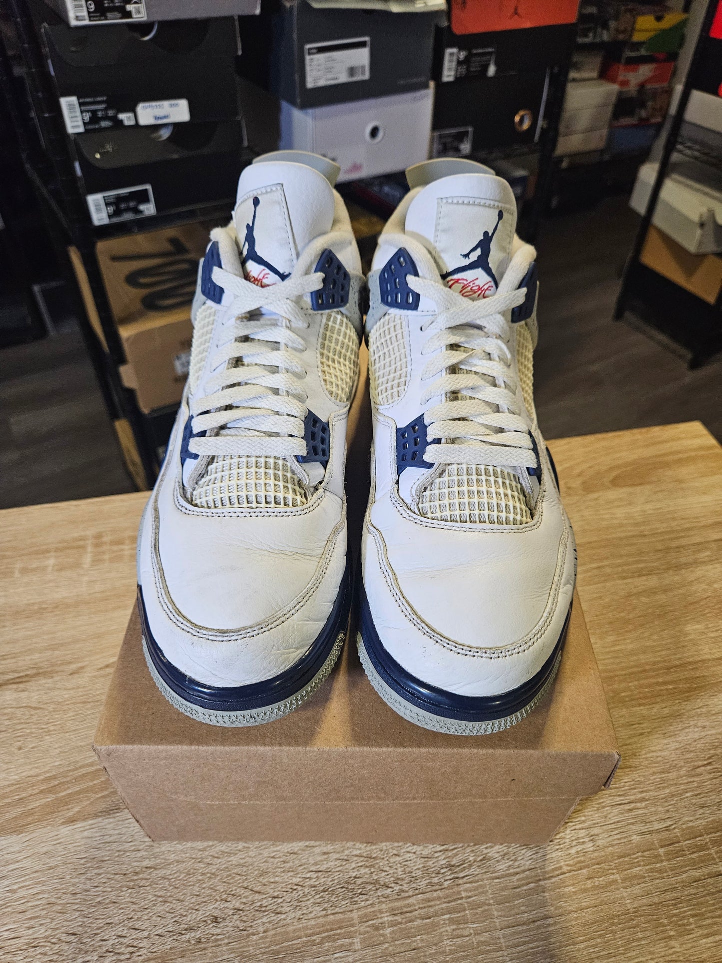 Size 11 - AJ 4 Midnight Navy