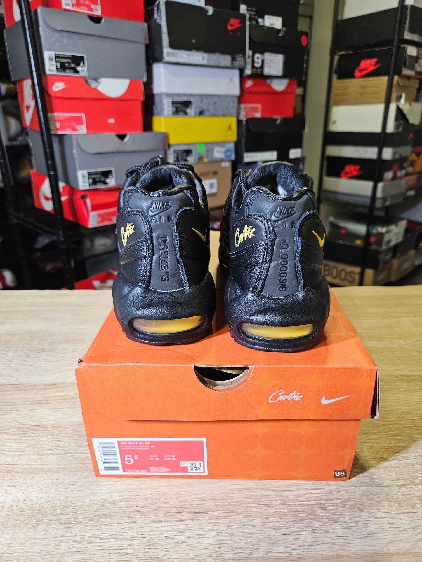 Size 5.5 - Corteiz x Air Max 95 SP Honey Blacks