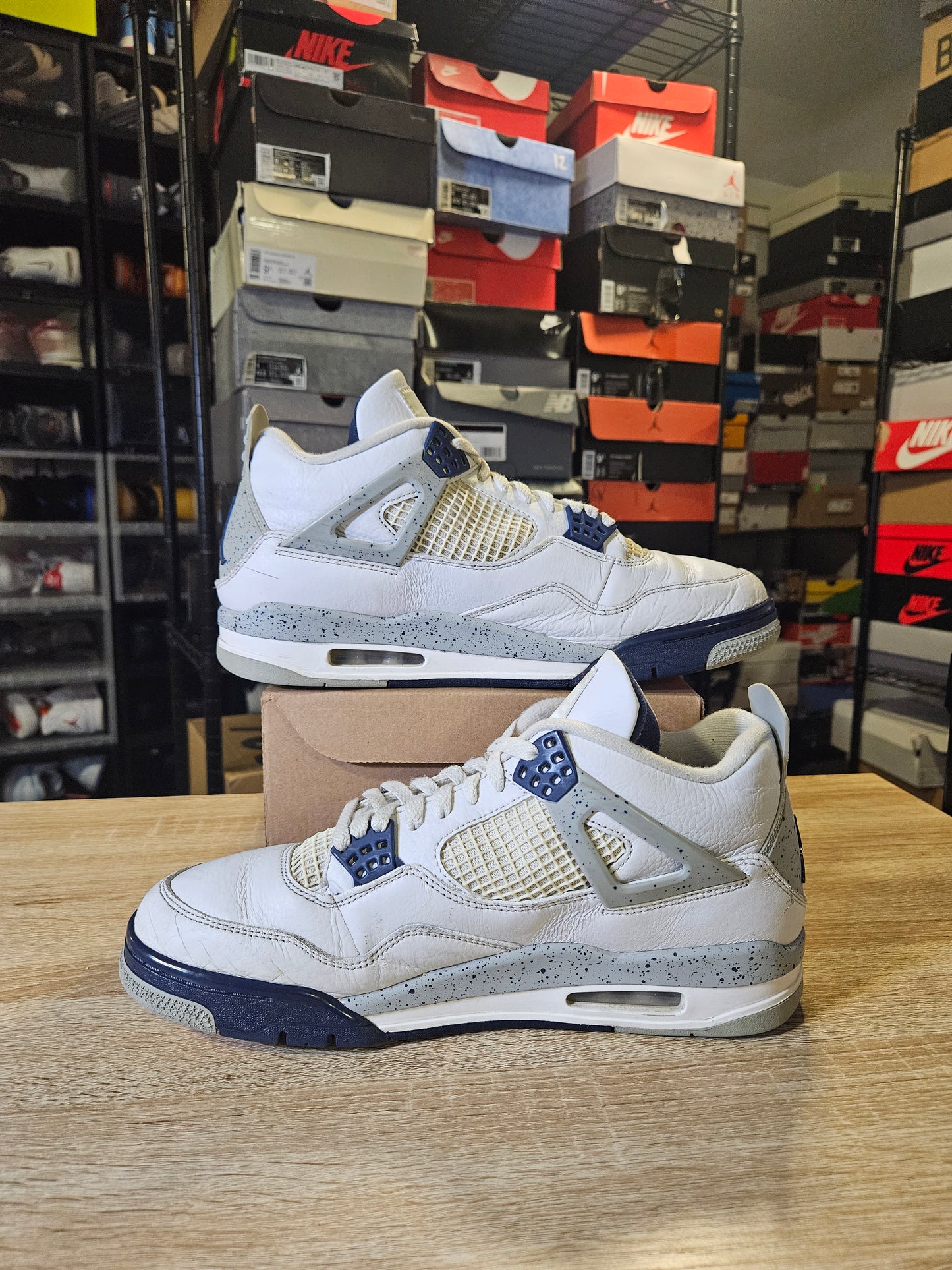 Size 11 - AJ 4 Midnight Navy