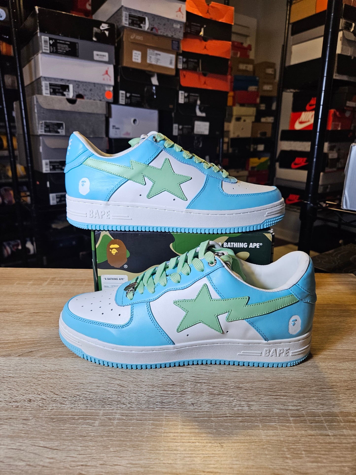 Size 11 - A Bathing Ape Bapesta Pastel Pack - Pink 2021