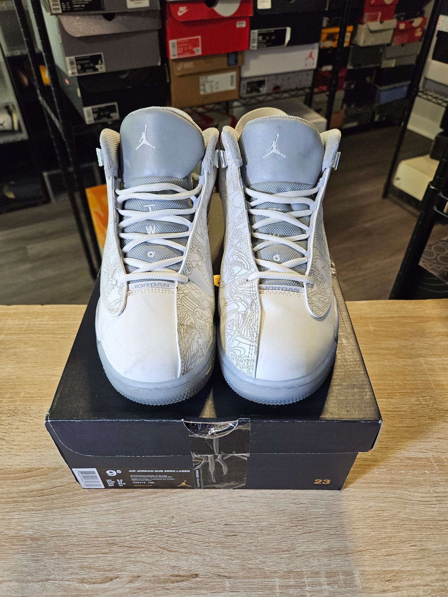 Size 9.5 - AJ Dub Zero Laser
