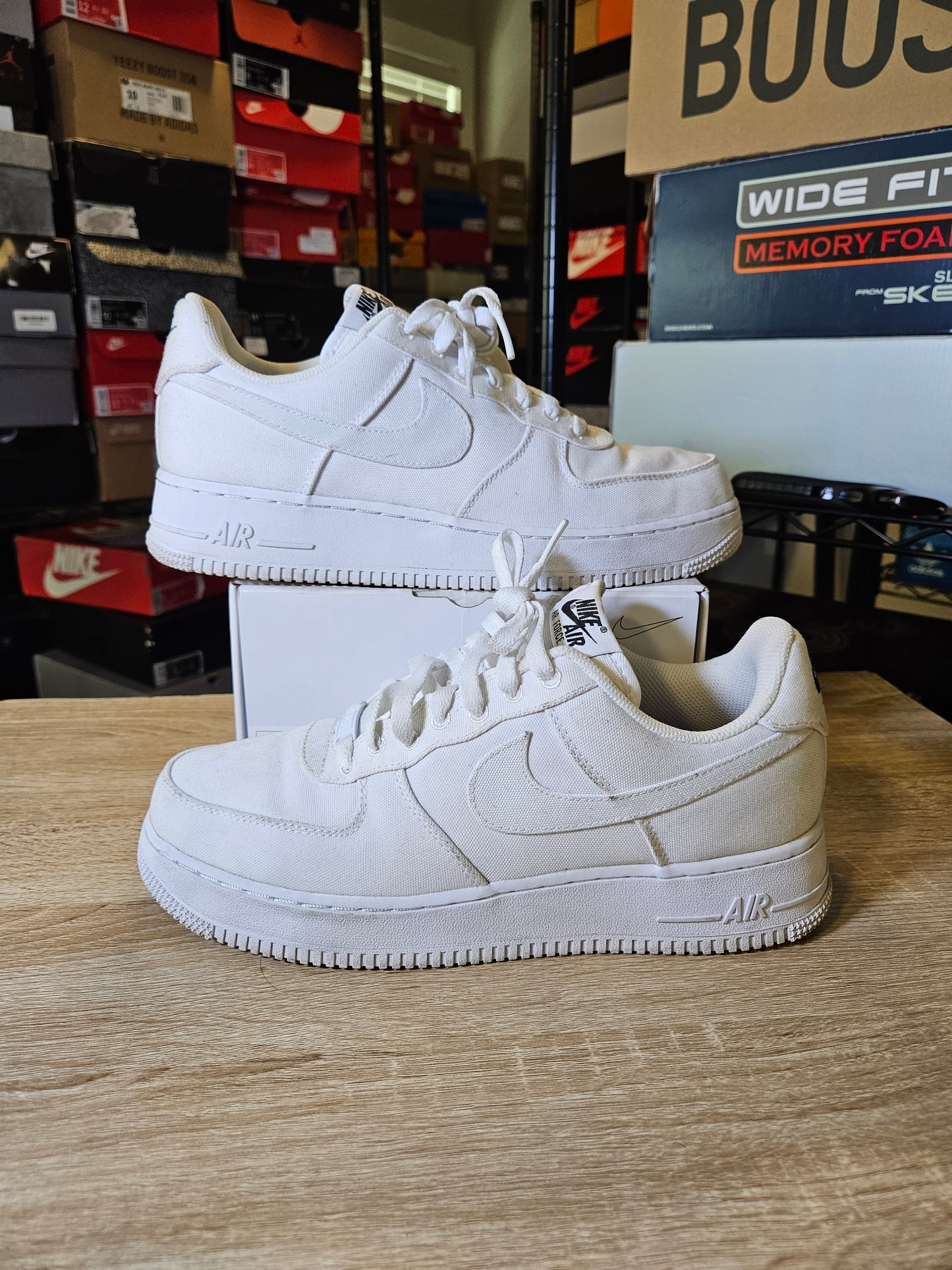 Size 9 - AF 1 By You White Custom