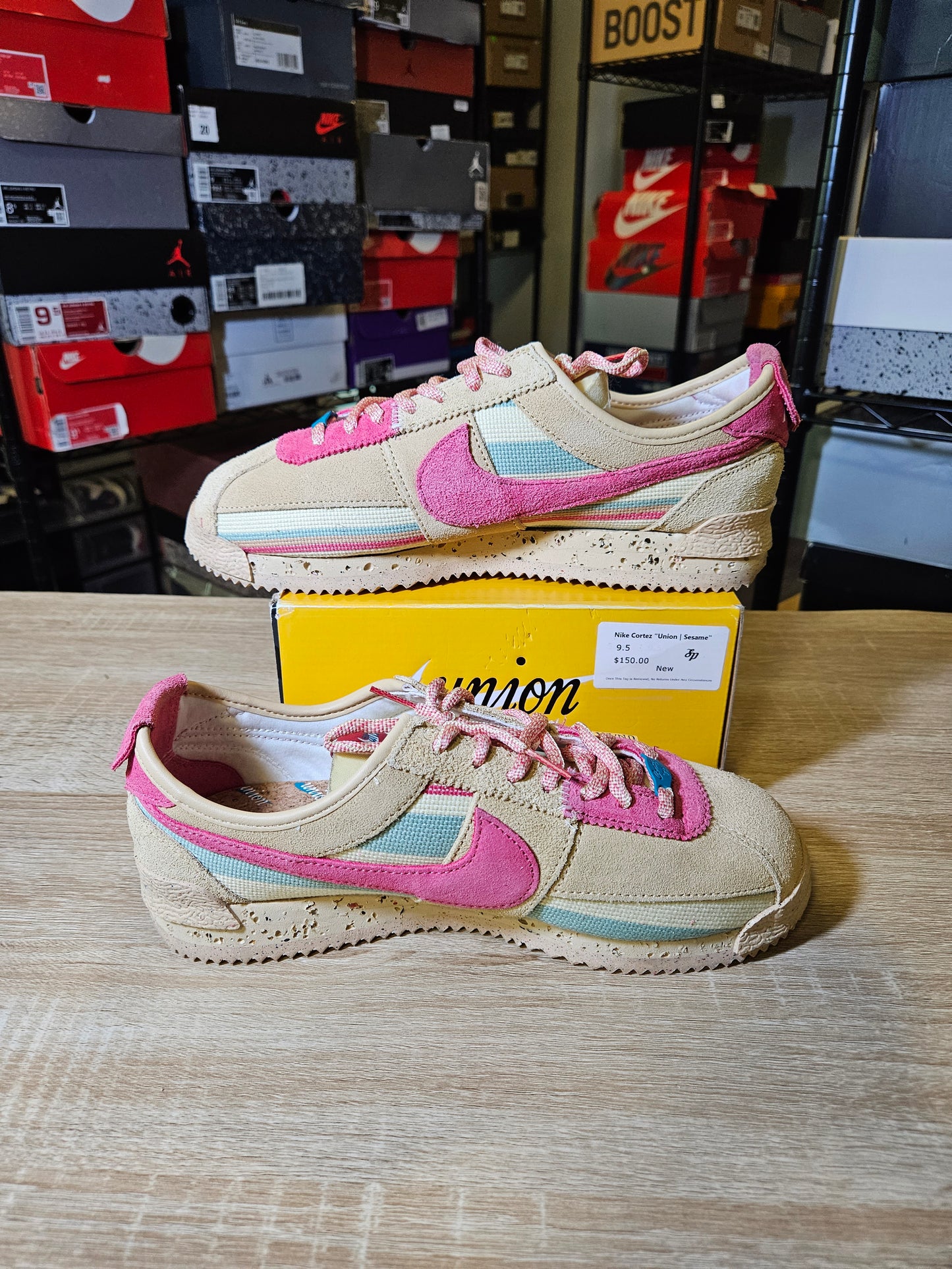 Size 9.5 - Union LA x Cortez SP Sesame