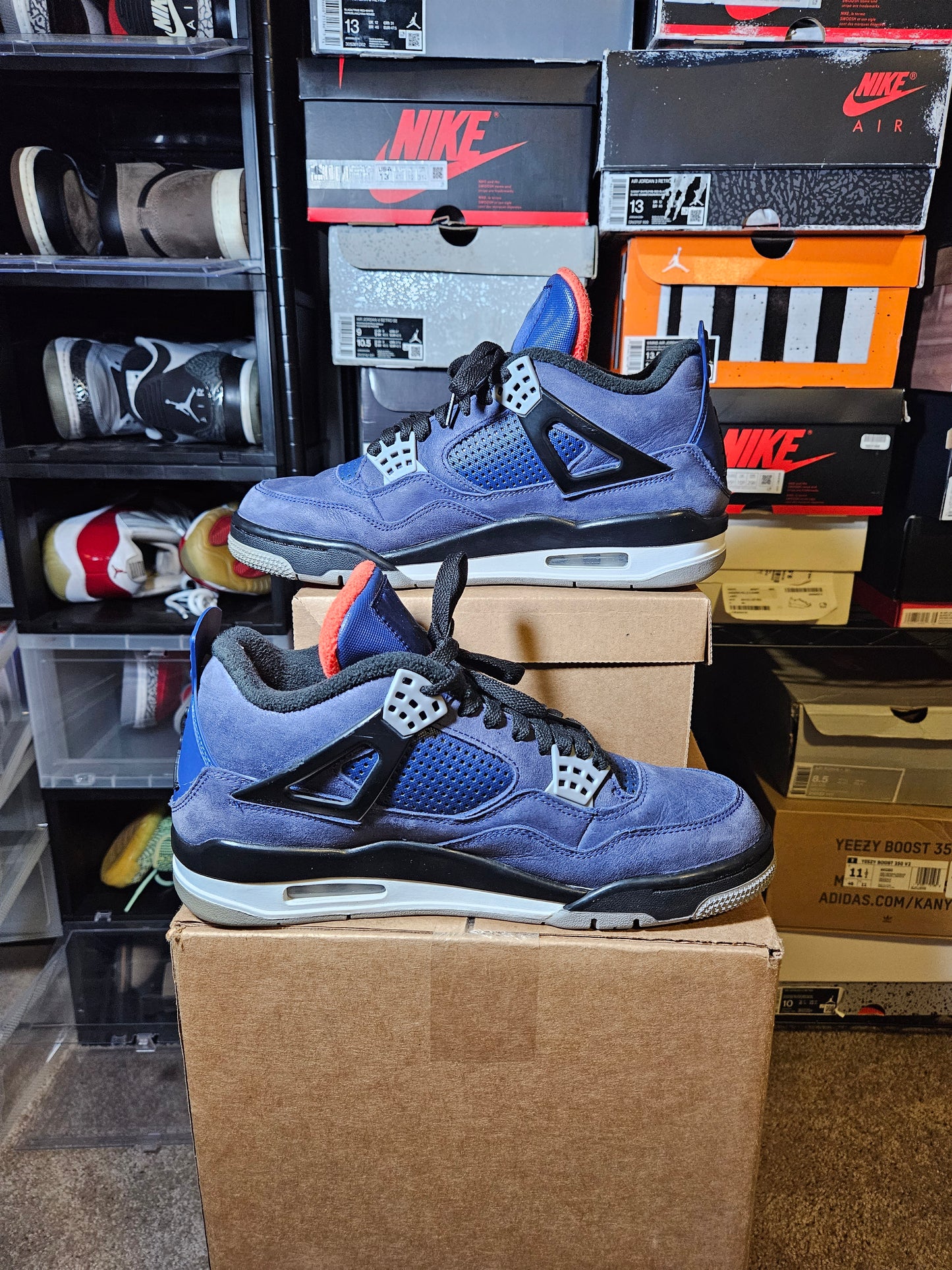 Size 9 - AJ 4 Winter Loyal Blue 2019