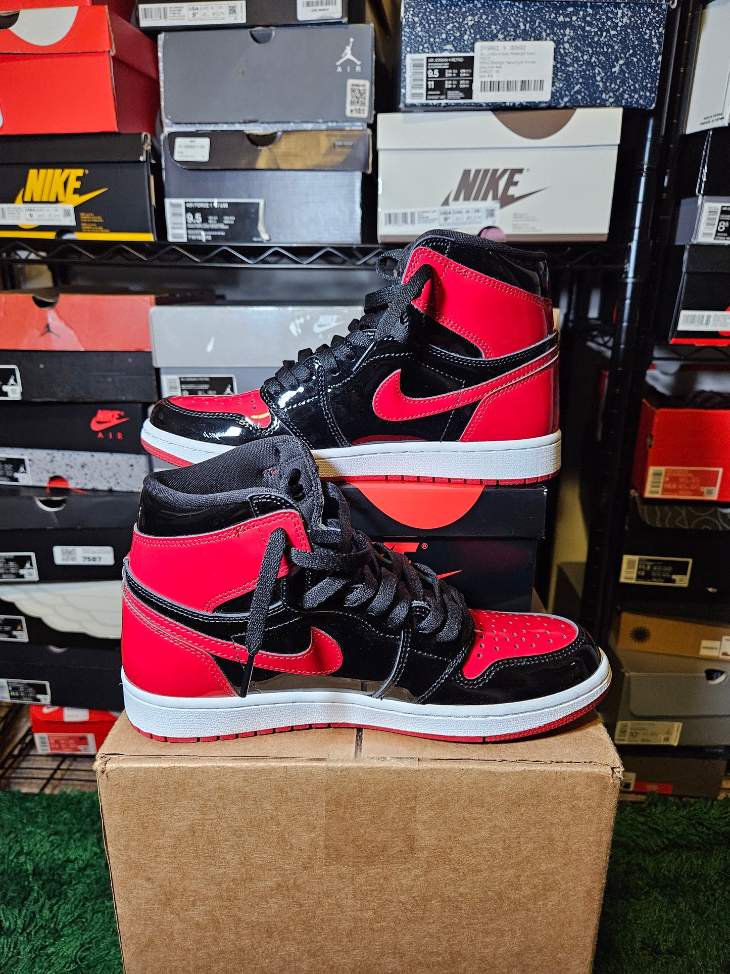 Size 8.5 - AJ 1 Retro OG High Patent Bred