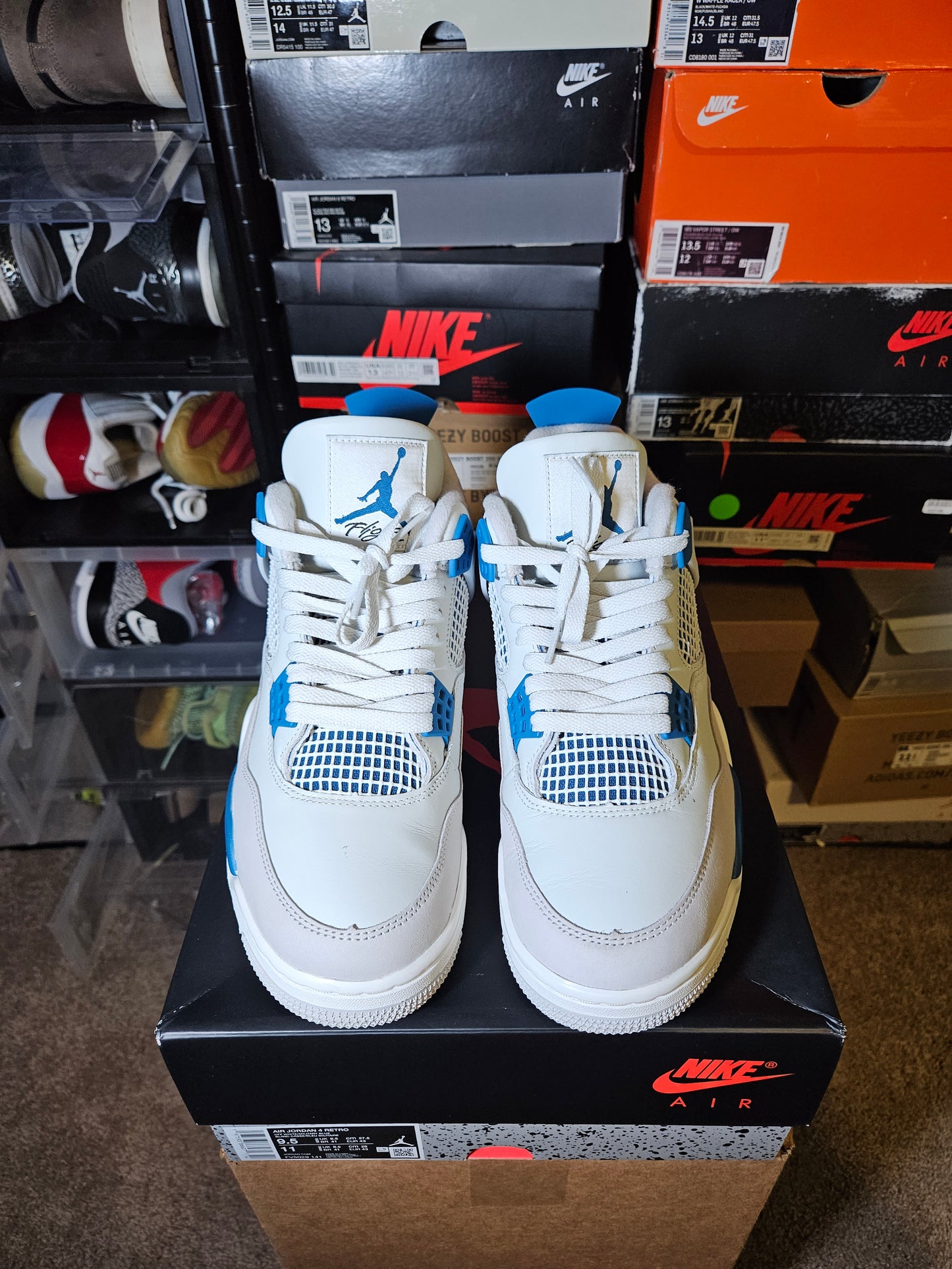 Size 9.5 - AJ 4 Retro 2024 Military Blue