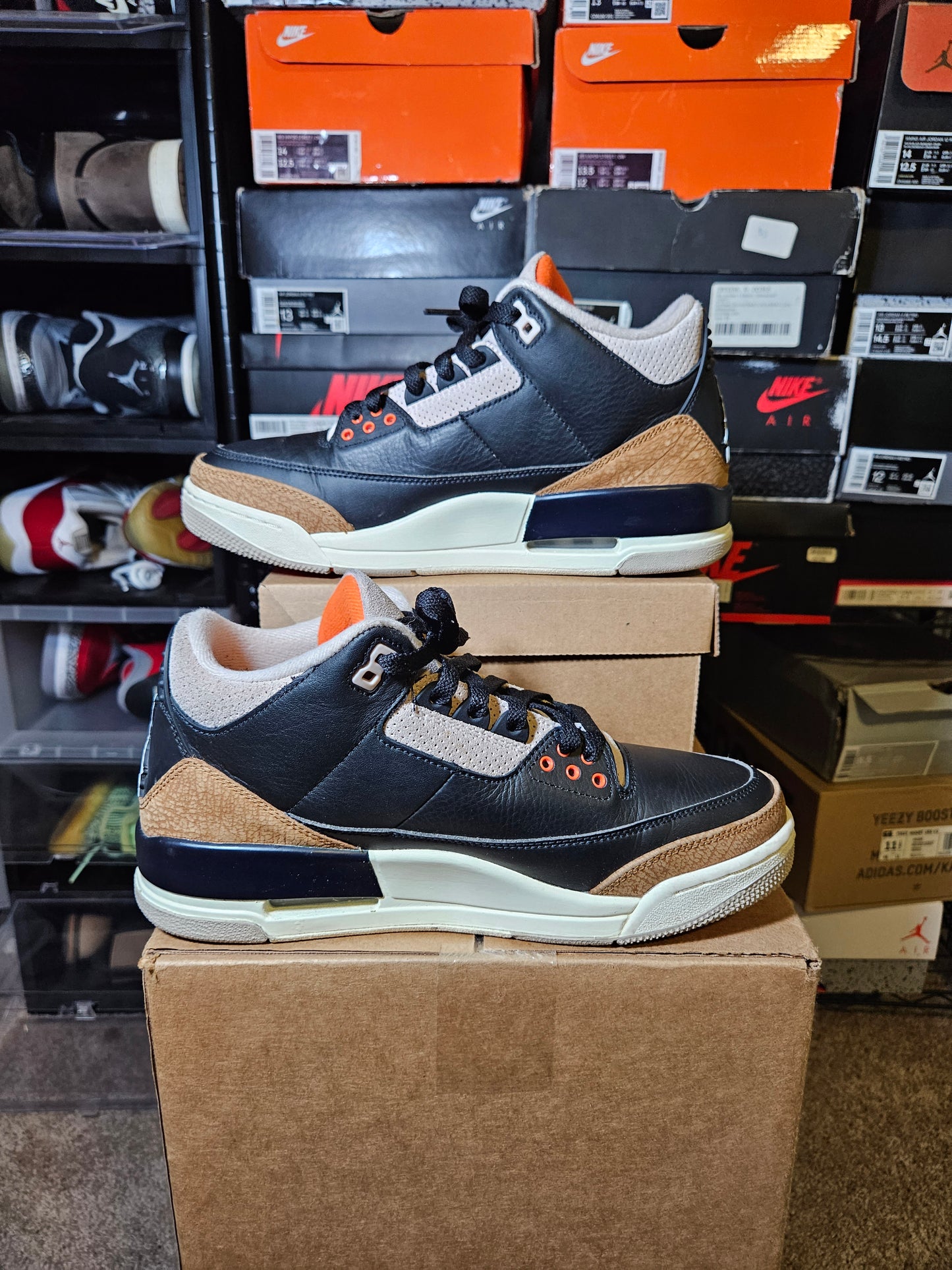 Size 9 - AJ 3 Retro Mid Desert Elephant