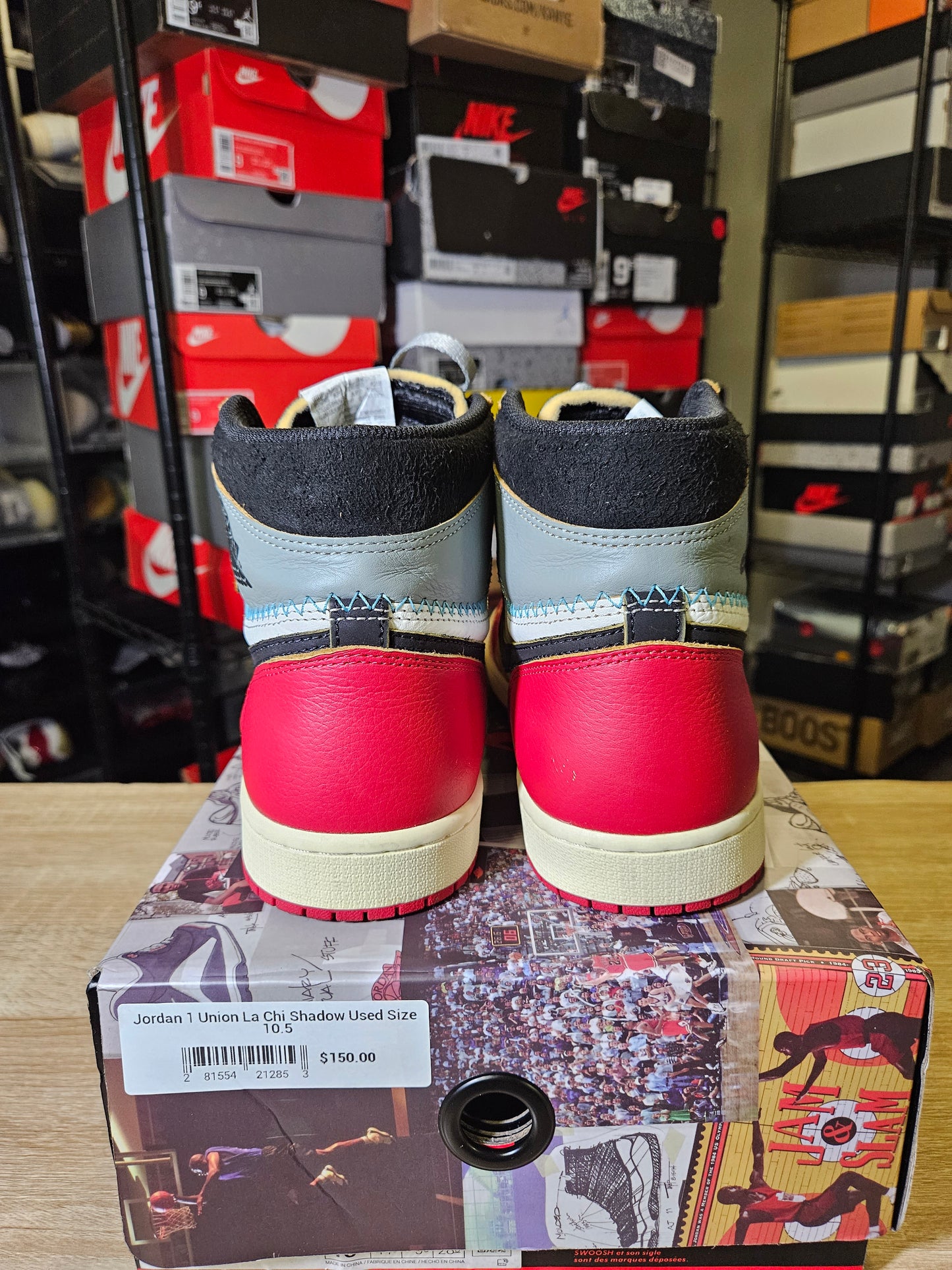 Size 10.5 - Union LA x Air Jordan 1 Retro OG SP High Chicago Shadow