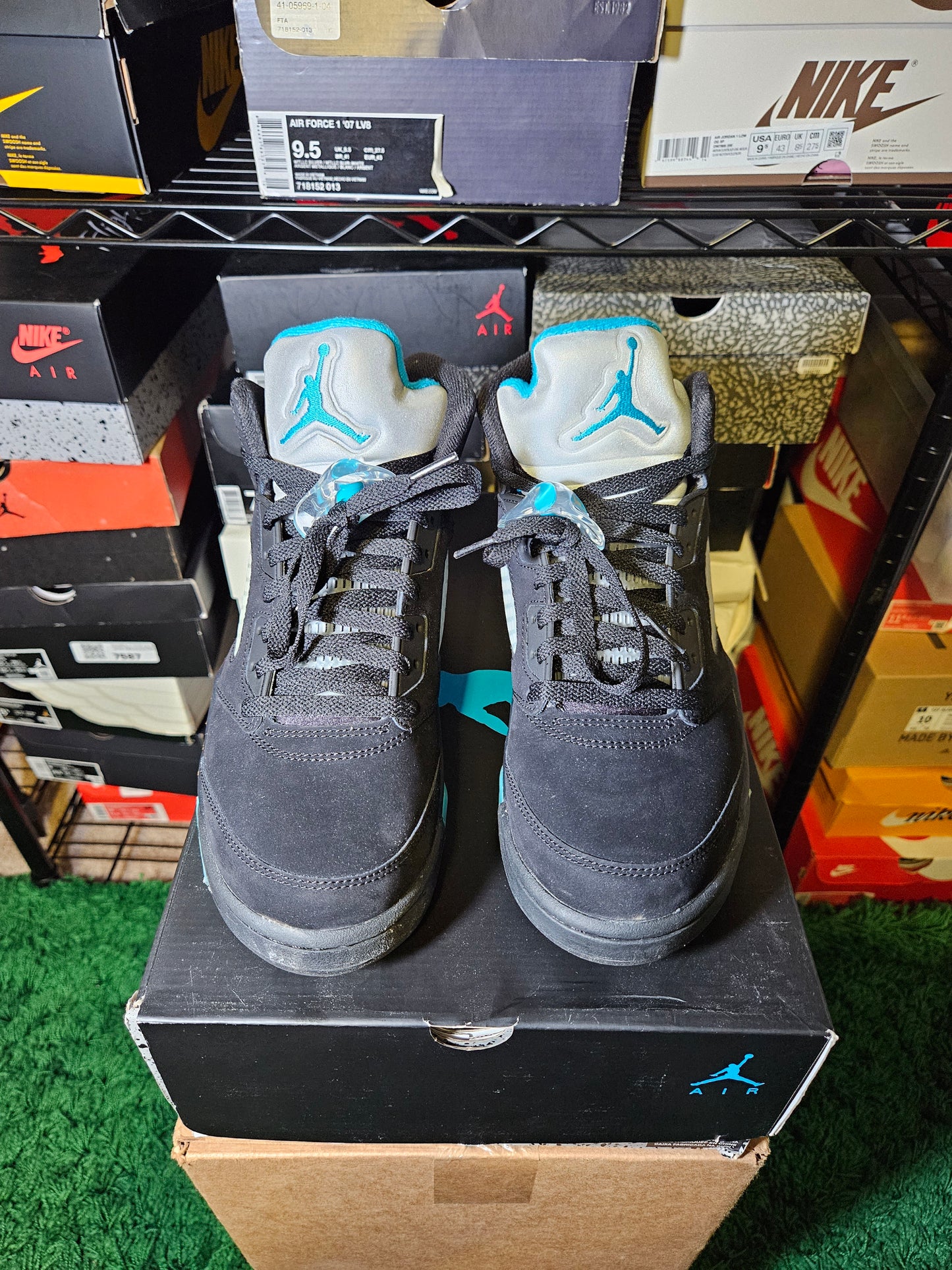 Size 9 - AJ 5 Retro Mid Aqua