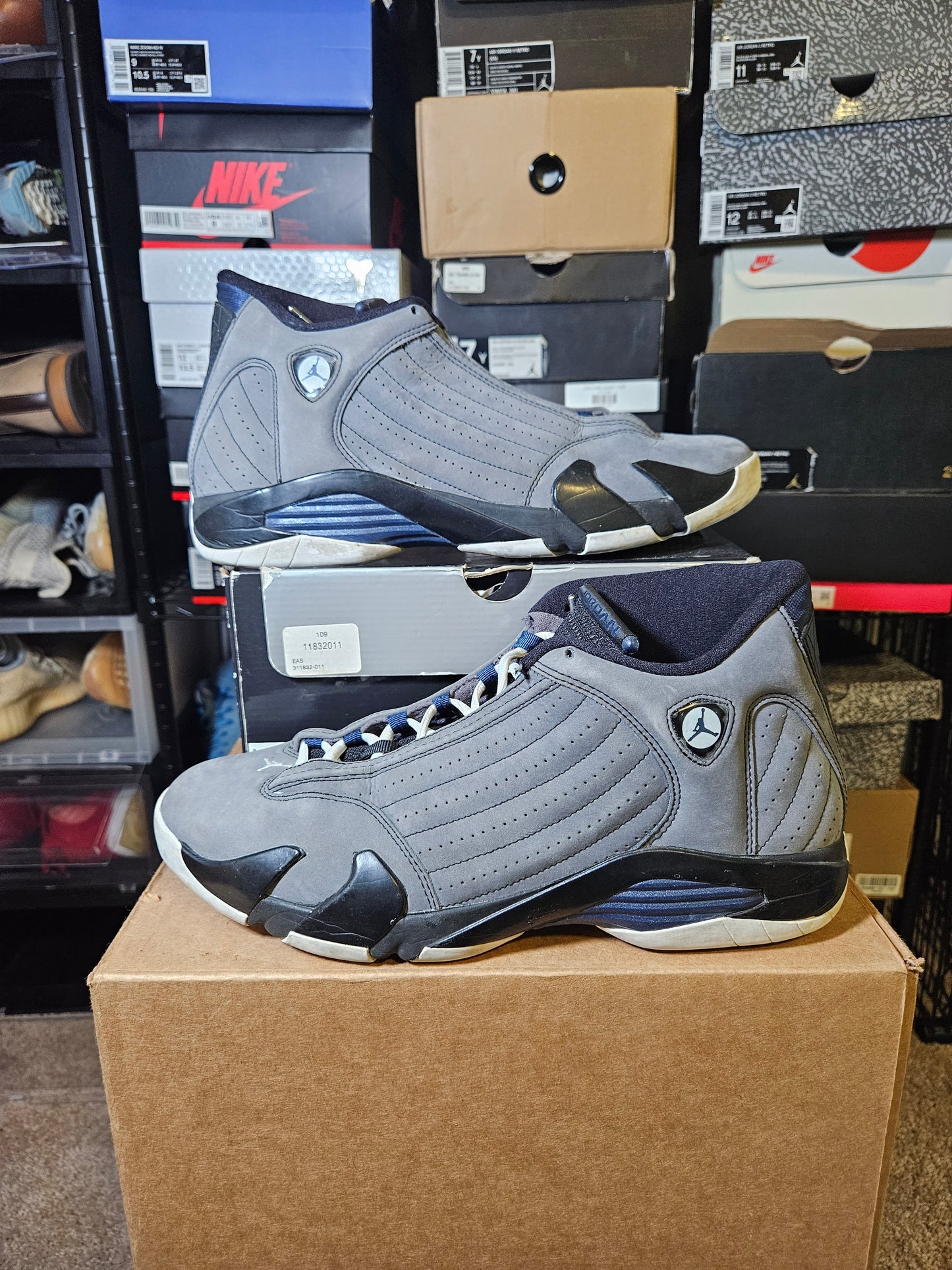 Size 12 - Air Jordan 14 Retro Graphite Navy