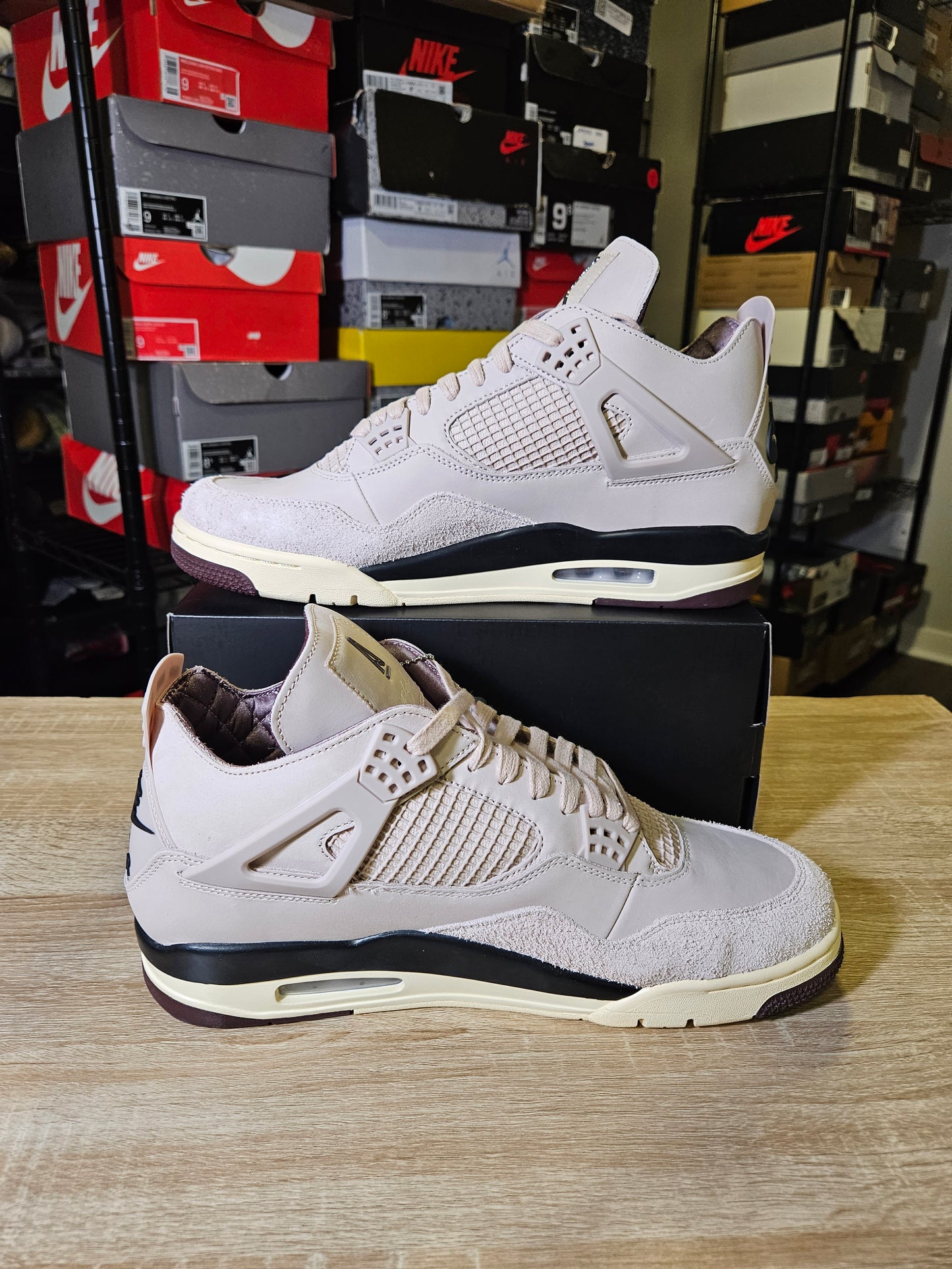 Size 13.5W/12M - A Ma Maniére x AJ 4 Retro While You Were Sleeping