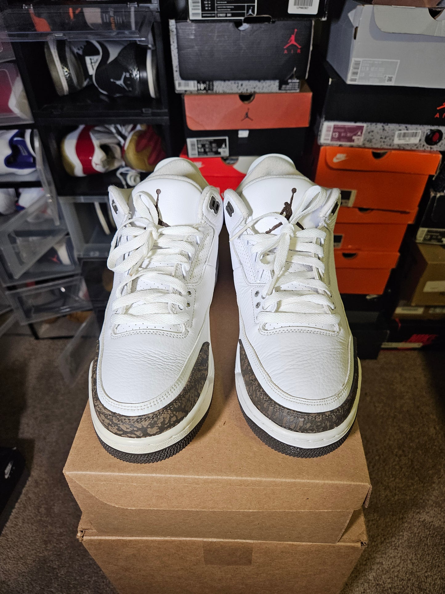 Size 9.5 - AJ 3 Retro 2018 Mocha