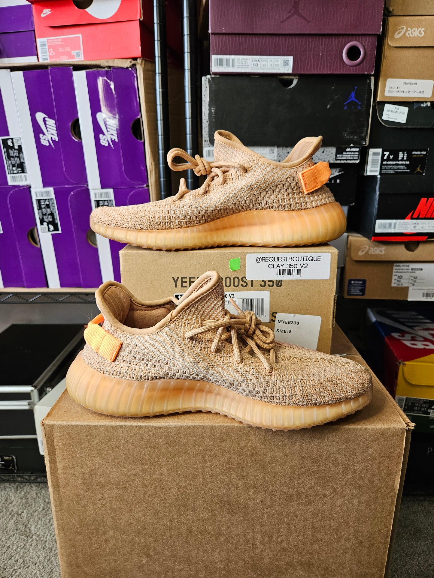 Size 8 - YZY Boost 350 V2 Clay