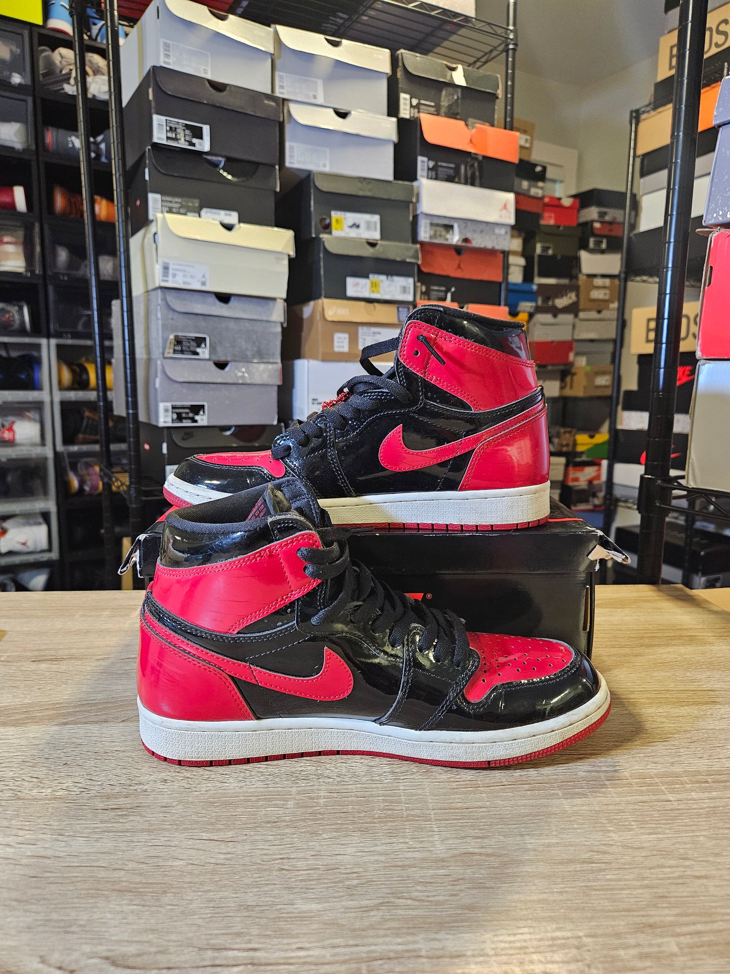 Size 9.5 - AJ 1 Retro OG High Patent Bred