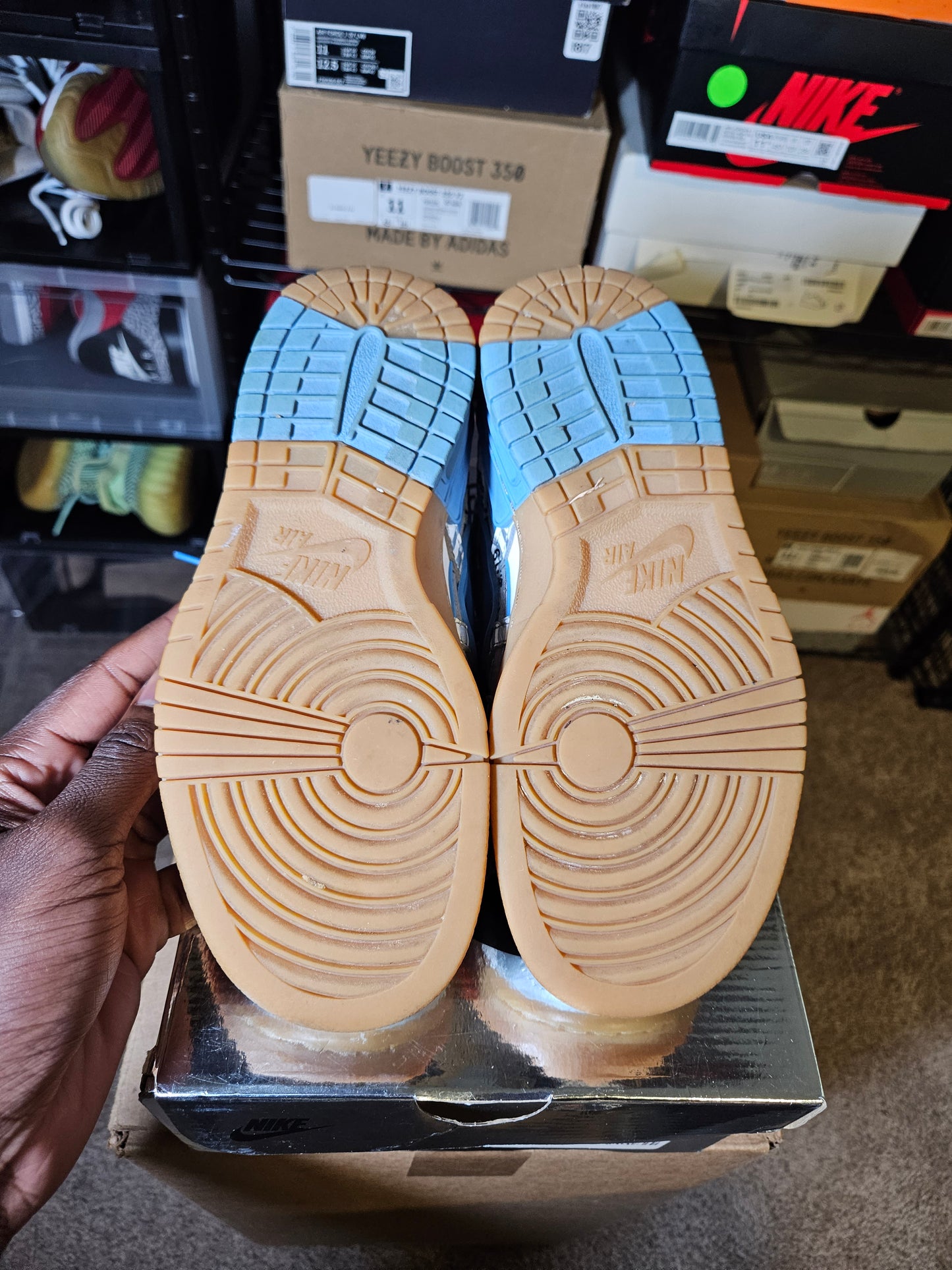 Size 4.5 - Off-White x Air Rubber Dunk University Blue
