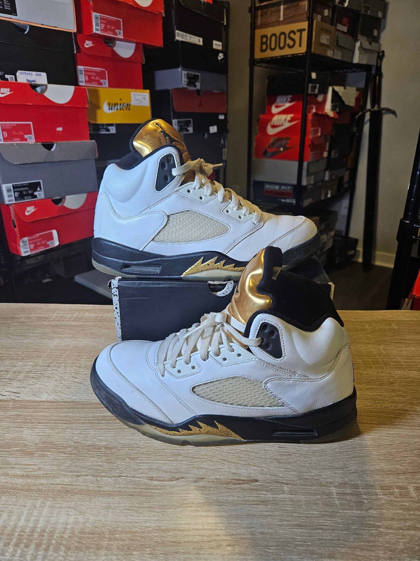 Size 9.5 - AJ 5 Retro Olympic