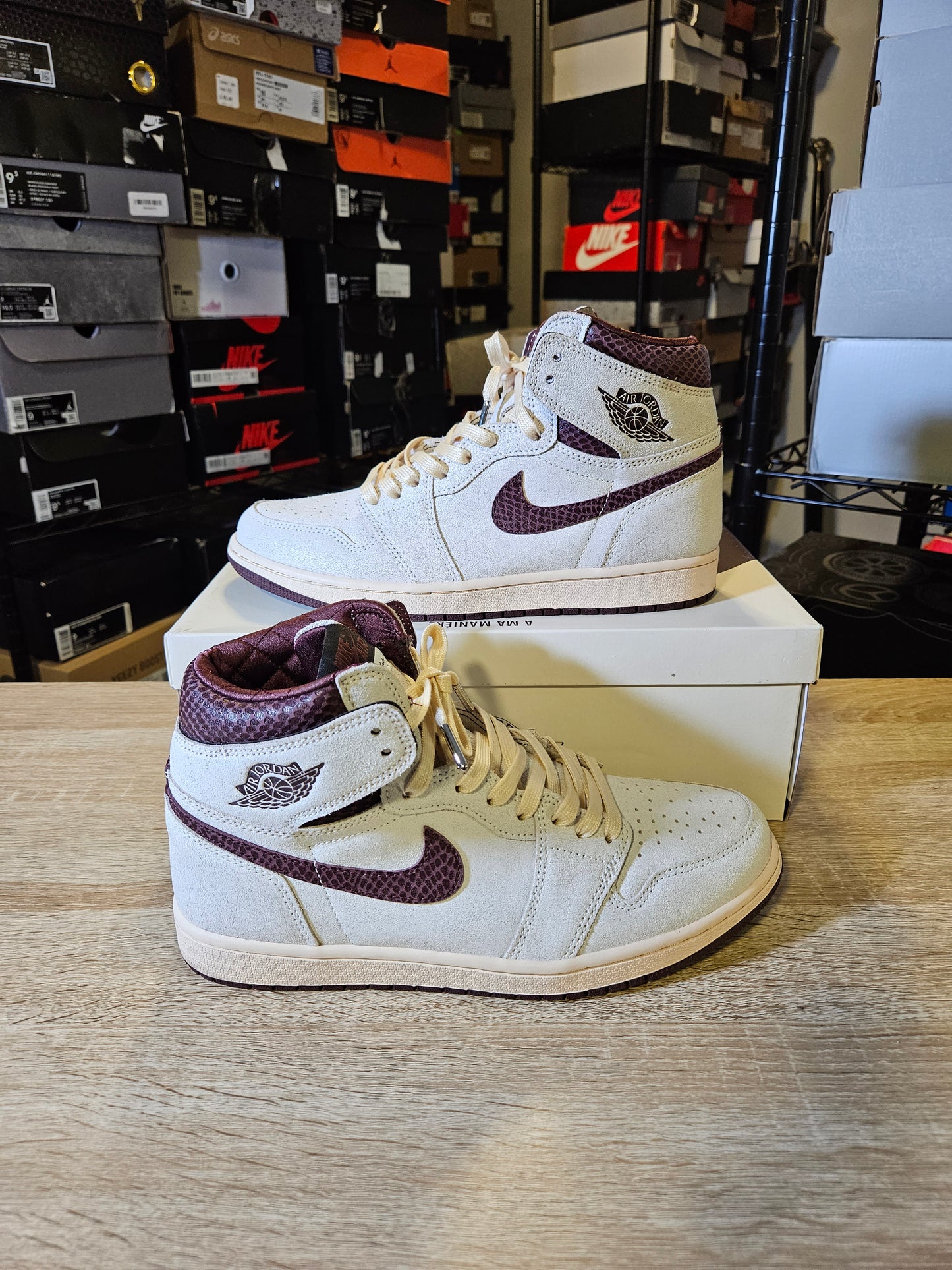 Size 10 - AJ 1 OG x A Ma Maniere High Airness